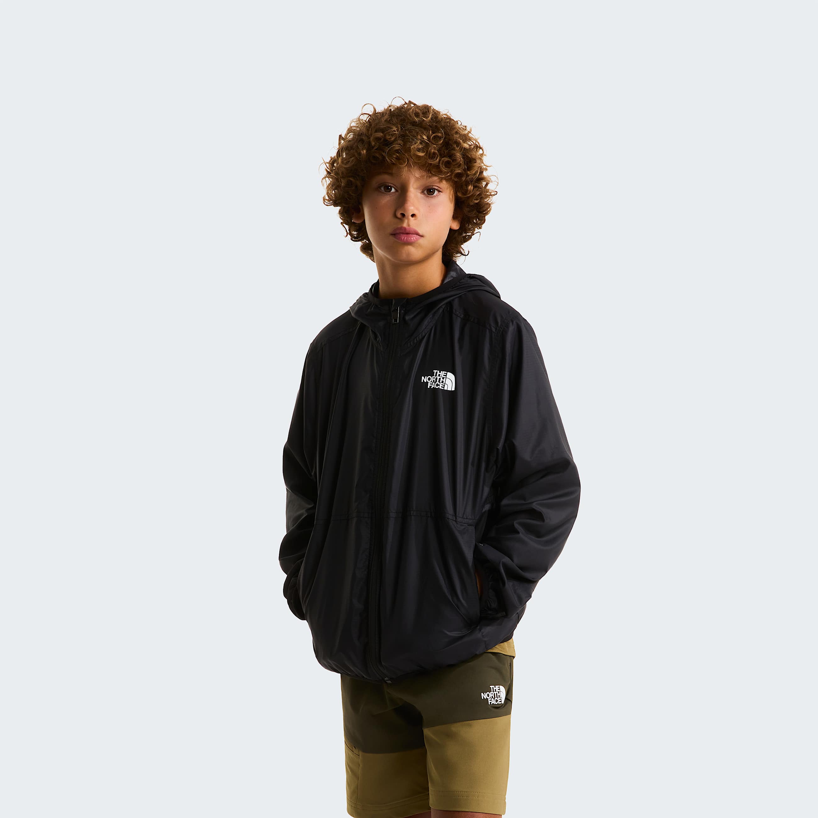 Boys Cyclone Wind Jacket TNF HERO