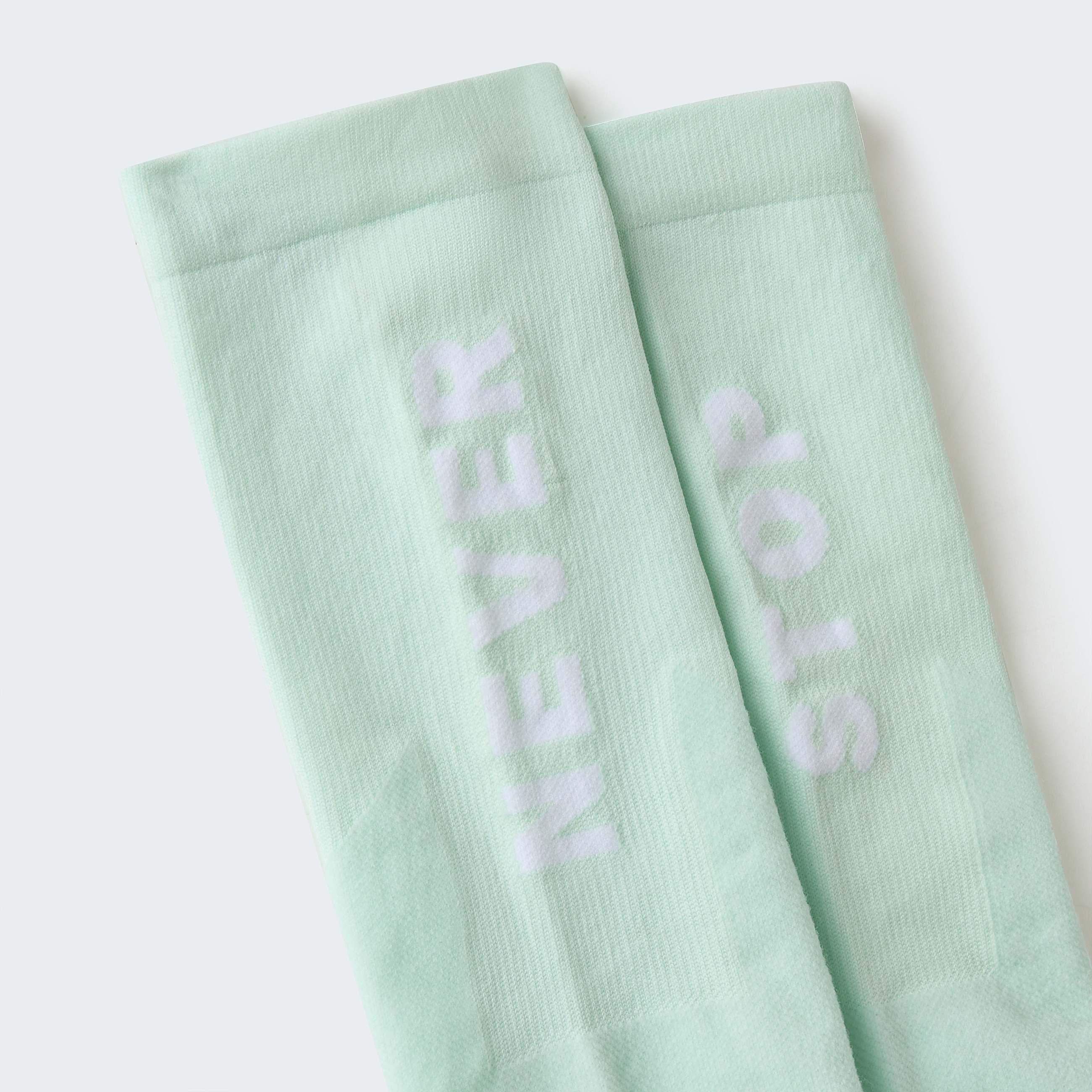 Never Stop Trail Run Crew Socks TNF Opal FrostRiver Ice ALT3
