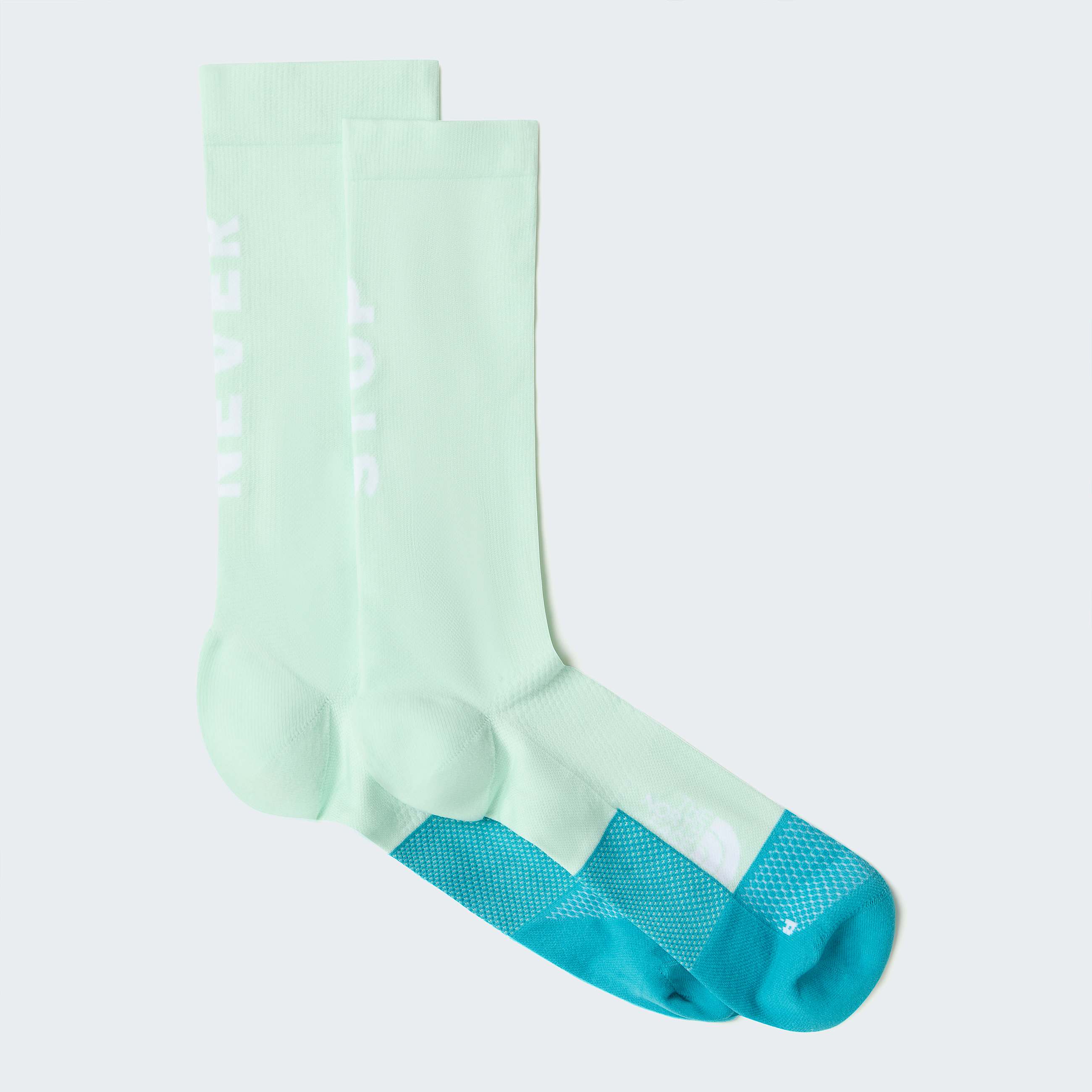 Never Stop Trail Run Crew Socks TNF Opal FrostRiver Ice HERO