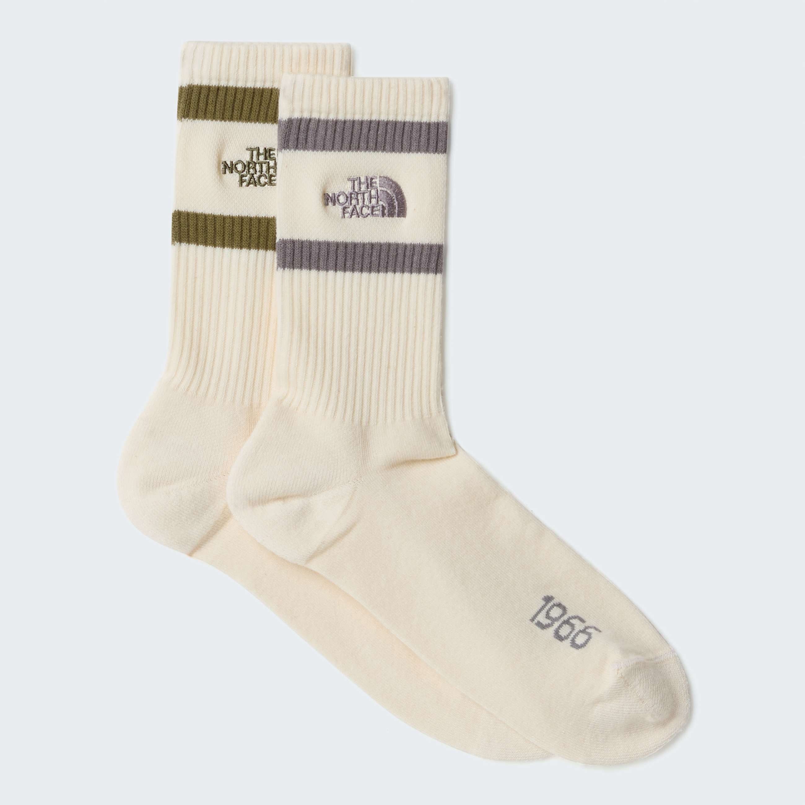 Everyday Heritage Stripe Crew Socks TNF HERO