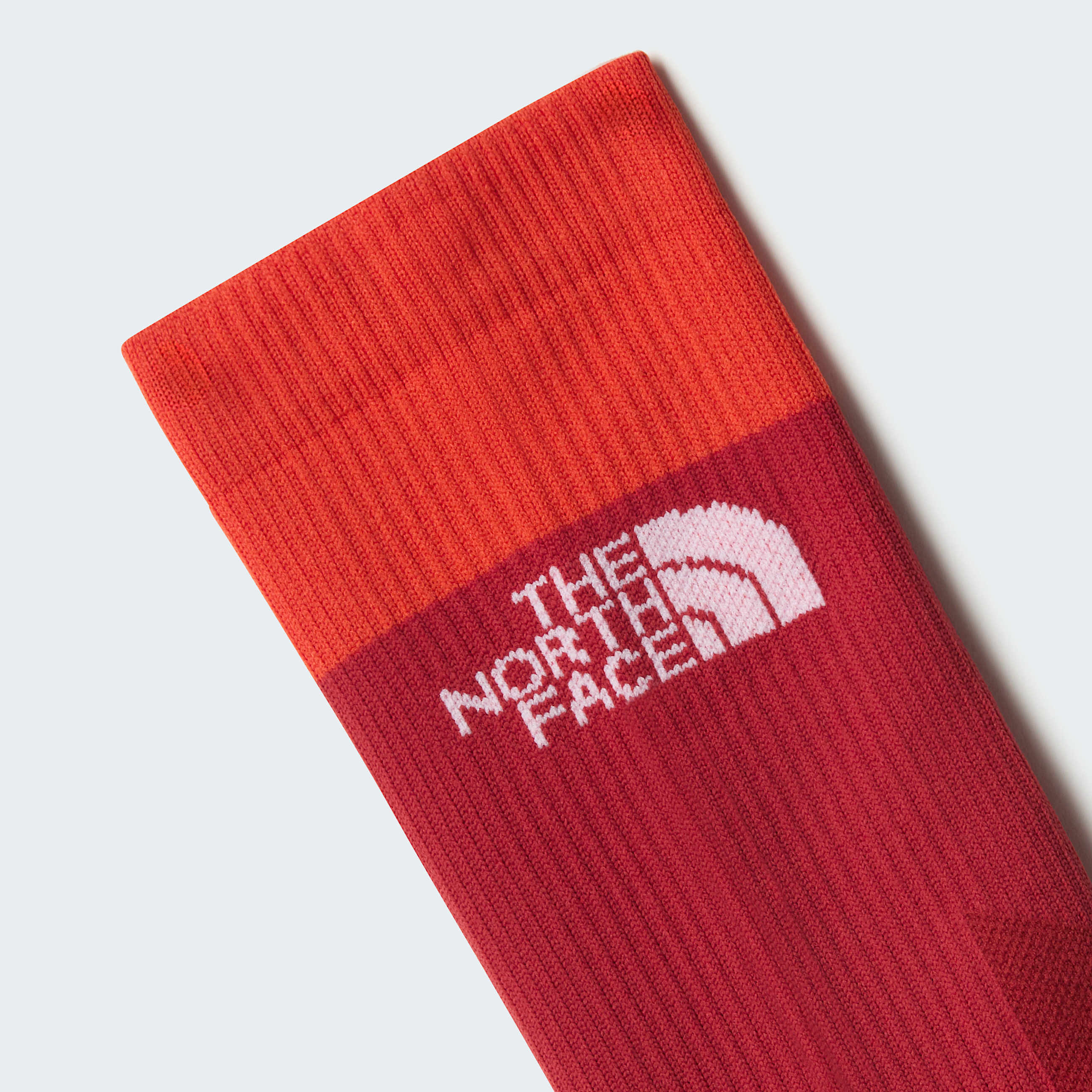 Trail Run Crew Socks TNF Iron ClayLava Red ALT3