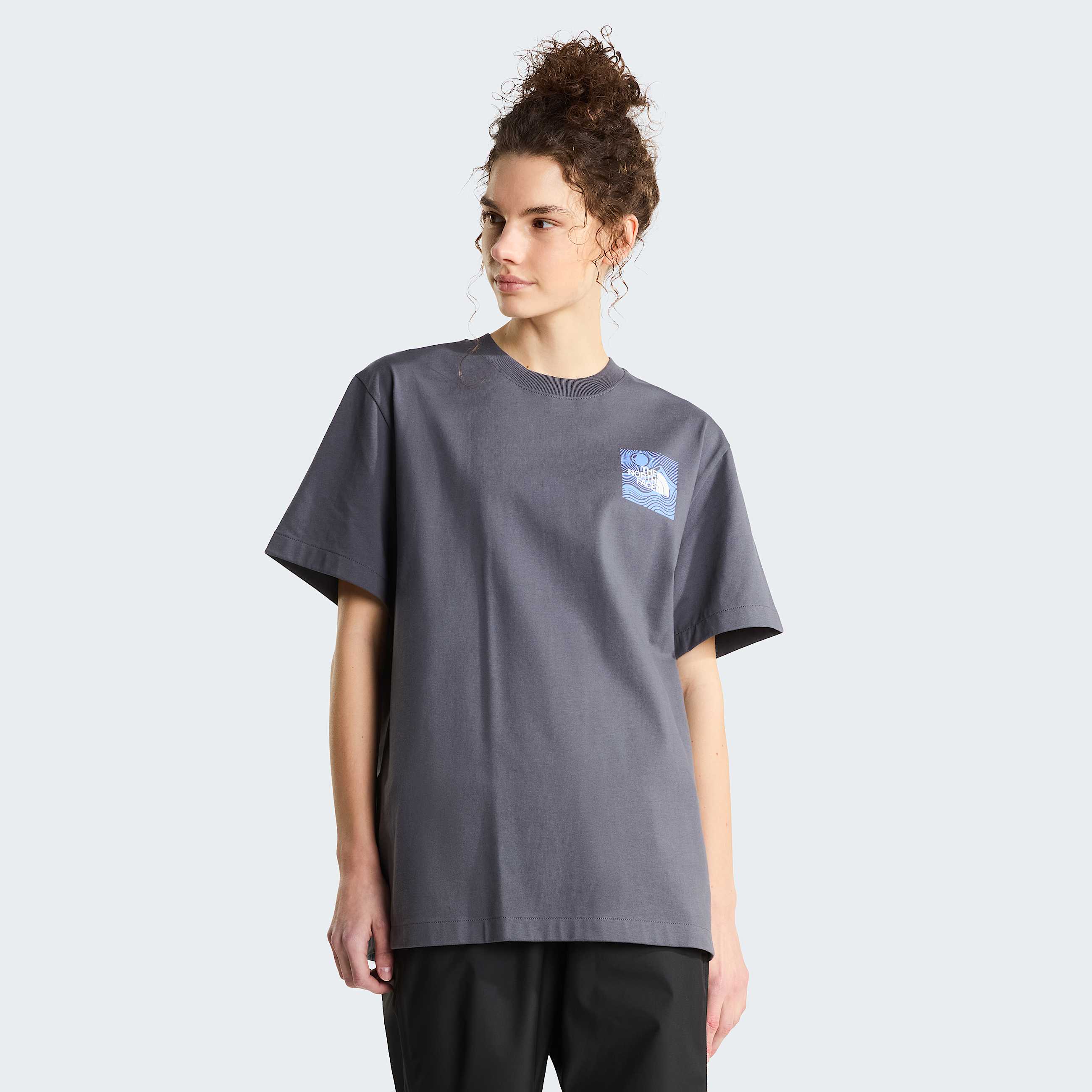 Mountain Escape relaxt geschnittenes TShirt mit Grafik Unisex TNF ALT10