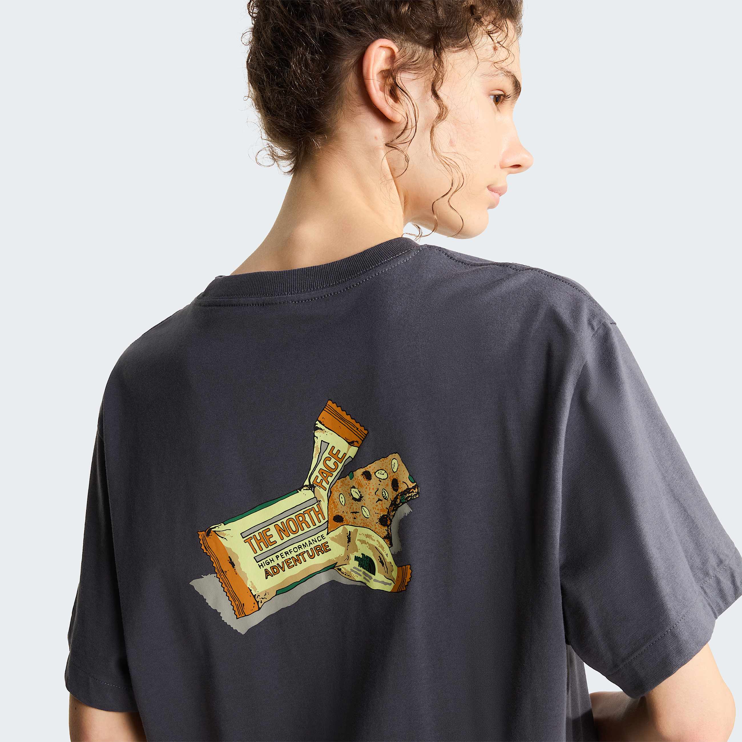 Unisex TNF Snack Relaxed Graphic TShirt TNF Anthracite Grey ALT14