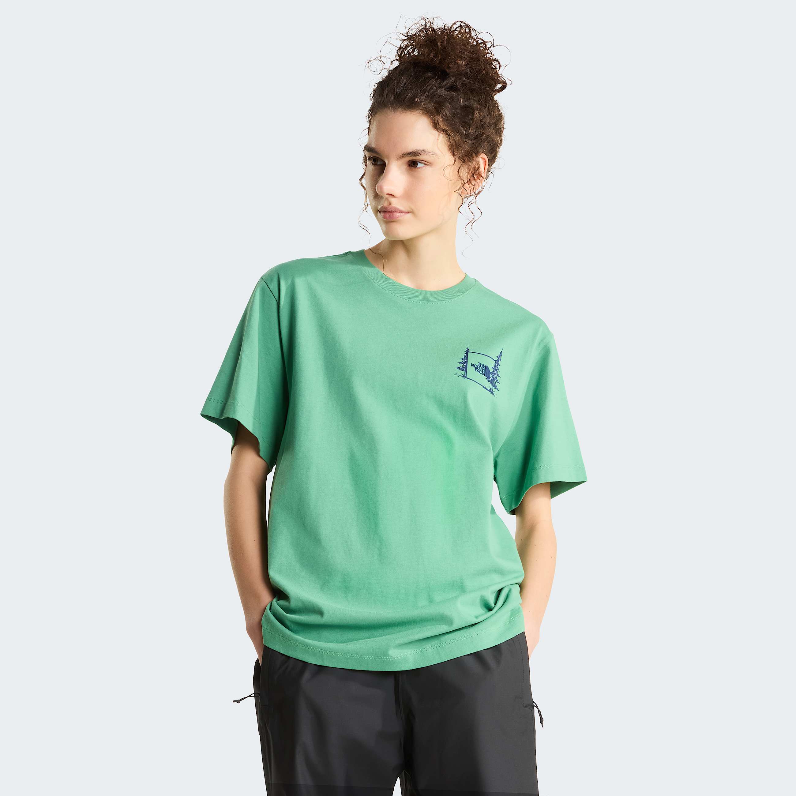 Tshirt dcontract graphique Camping unisexe TNF Dimmed Algae ALT10