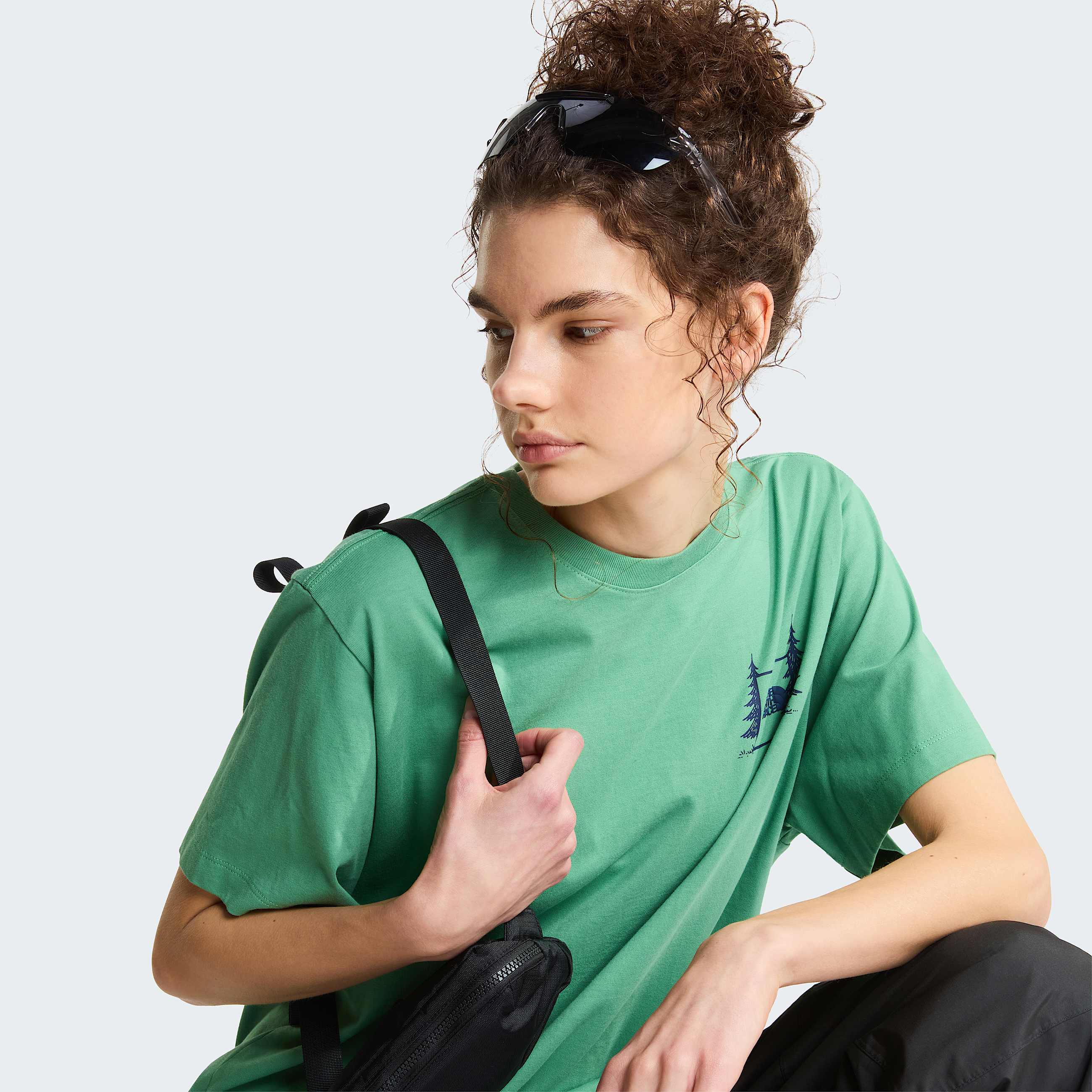Tshirt dcontract graphique Camping unisexe TNF Dimmed Algae ALT15