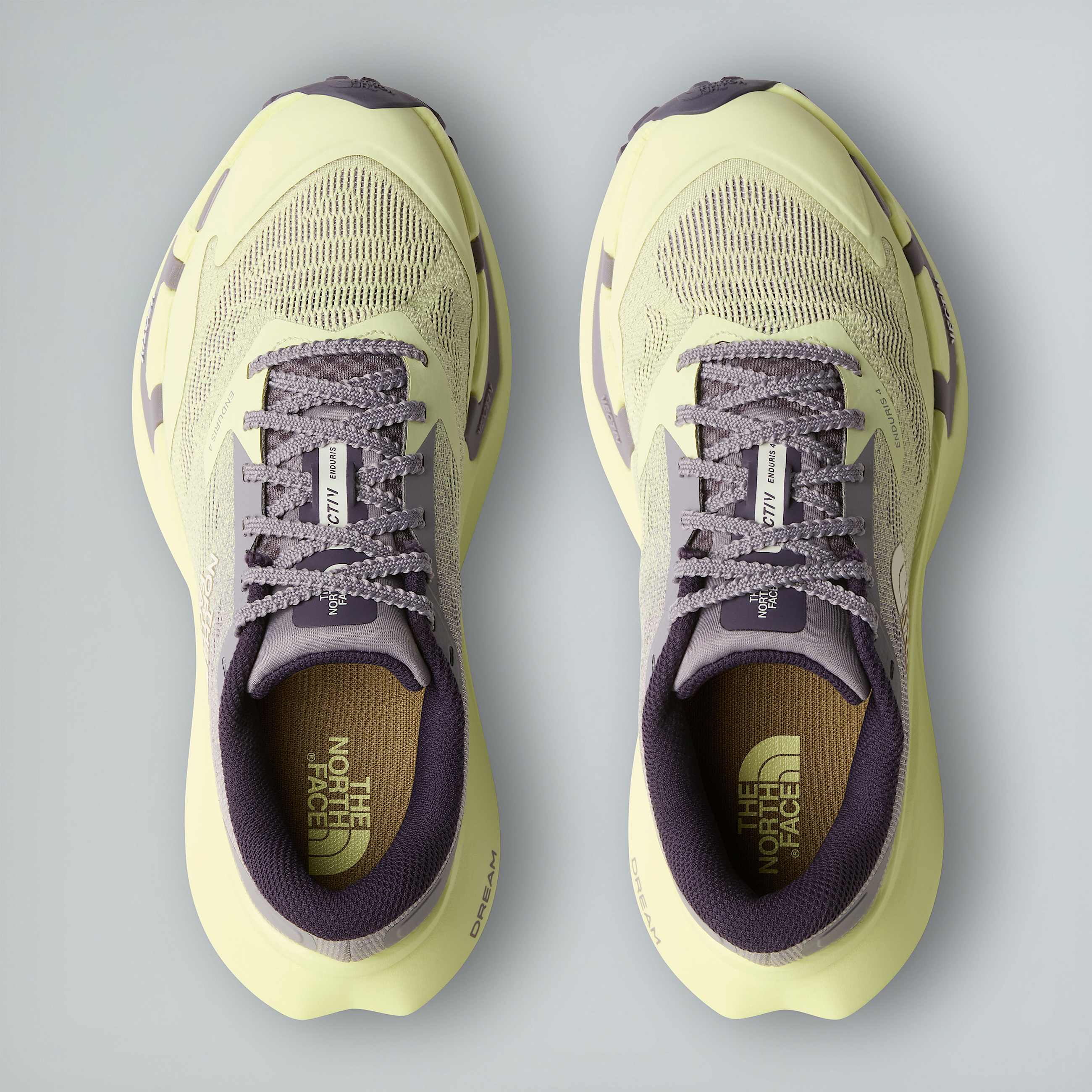 Chaussures de trail VECTIV Enduris 4 pour femme TNF Transcendent GreyLemon Mist ALT1