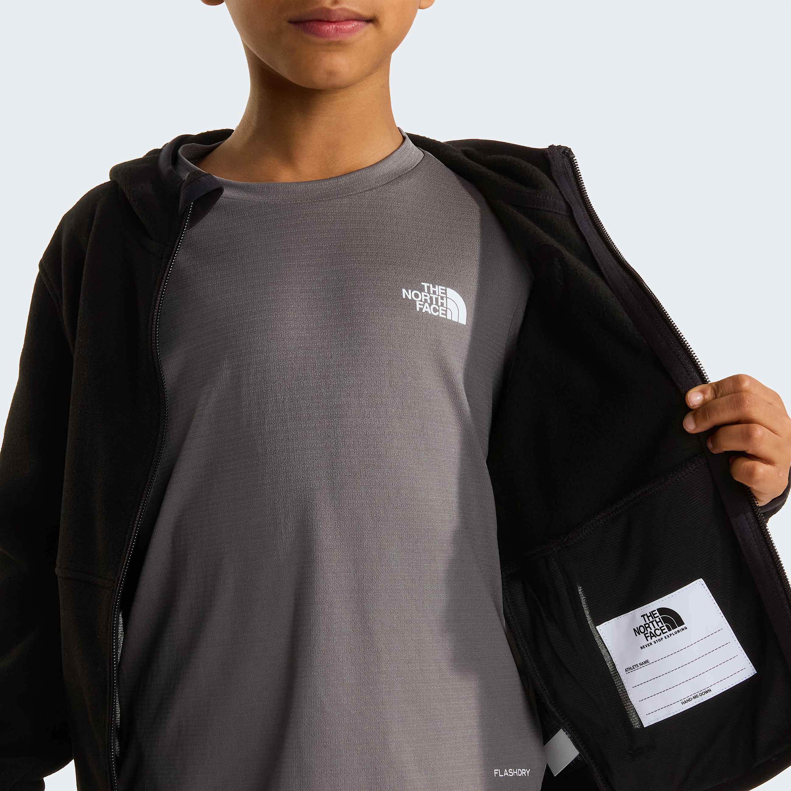 Kids Glacier FullZip Hooded Fleece TNF ALT8