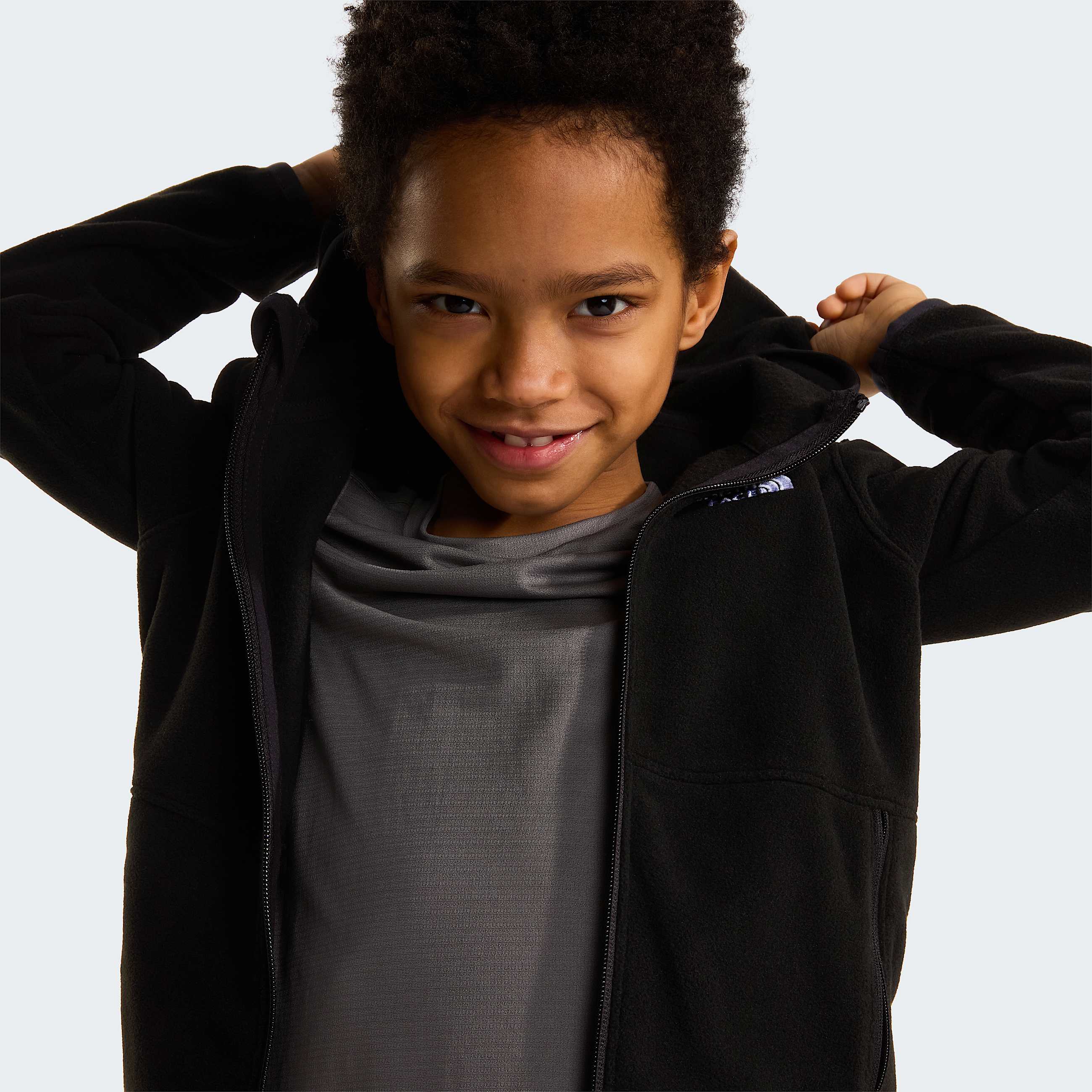 Kids Glacier FullZip Hooded Fleece TNF ALT9