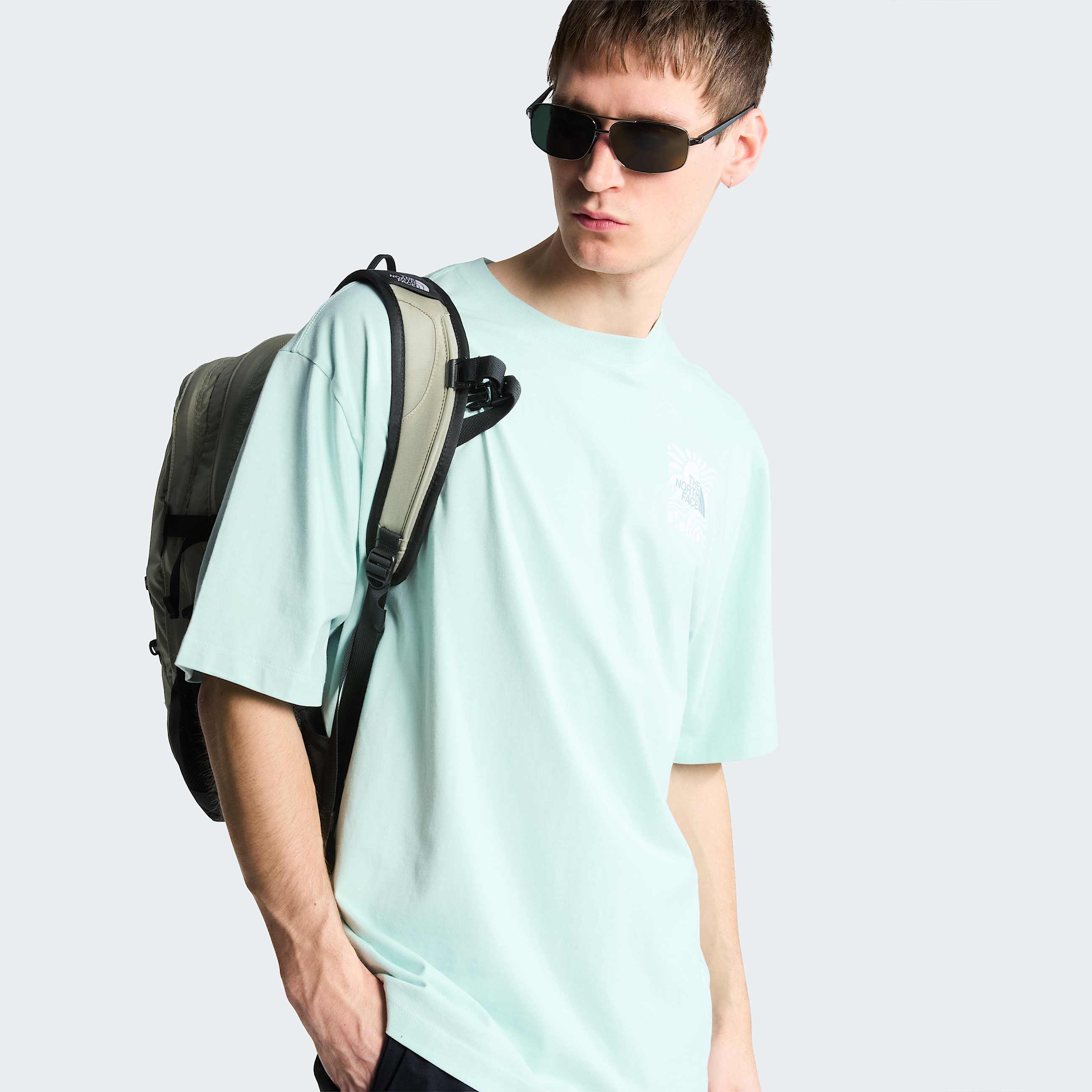 Uniseks Sun Oversized Graphic TShirt TNF ALT8