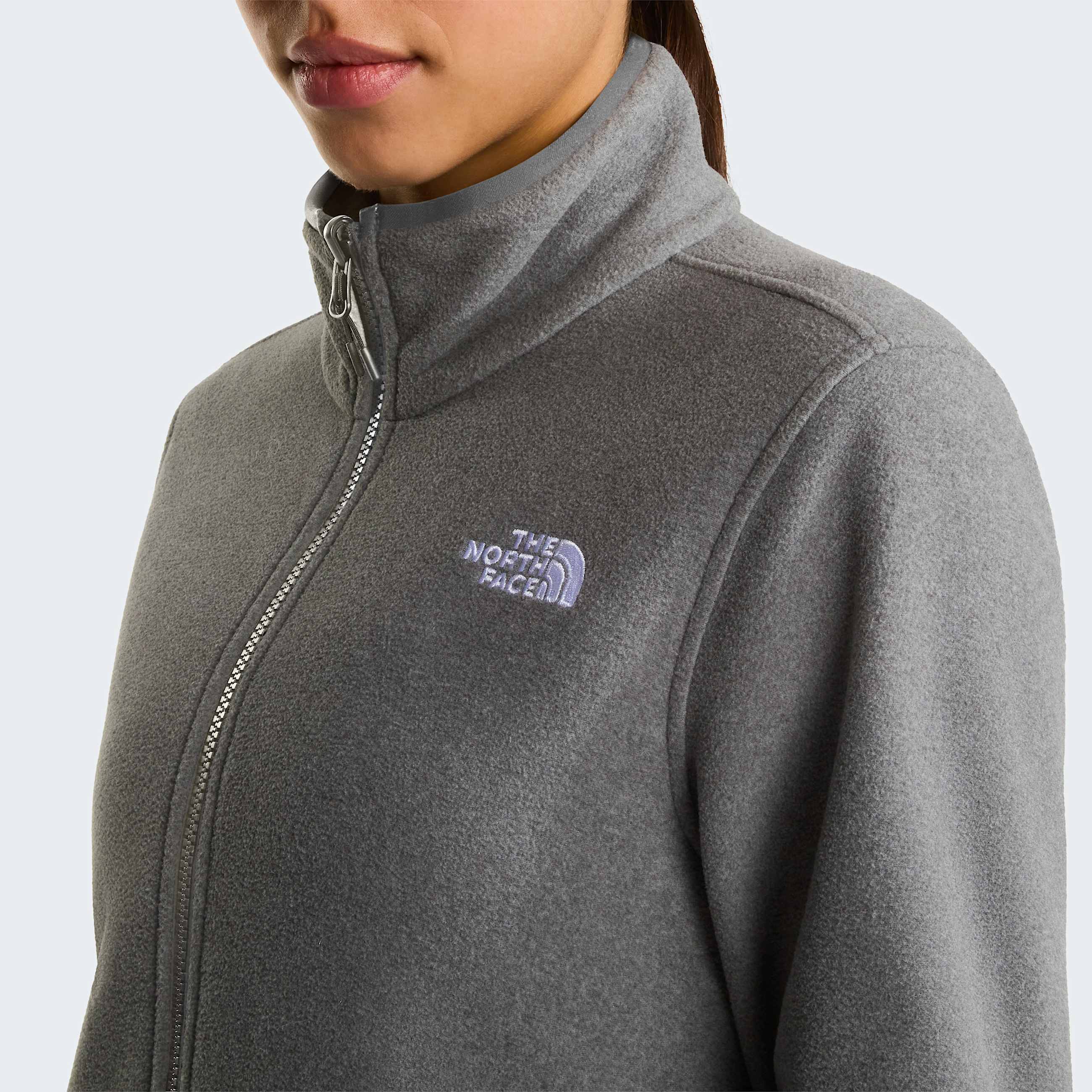 Glacierfleece voor dames TNF TNF Mid Grey Heather ALT5