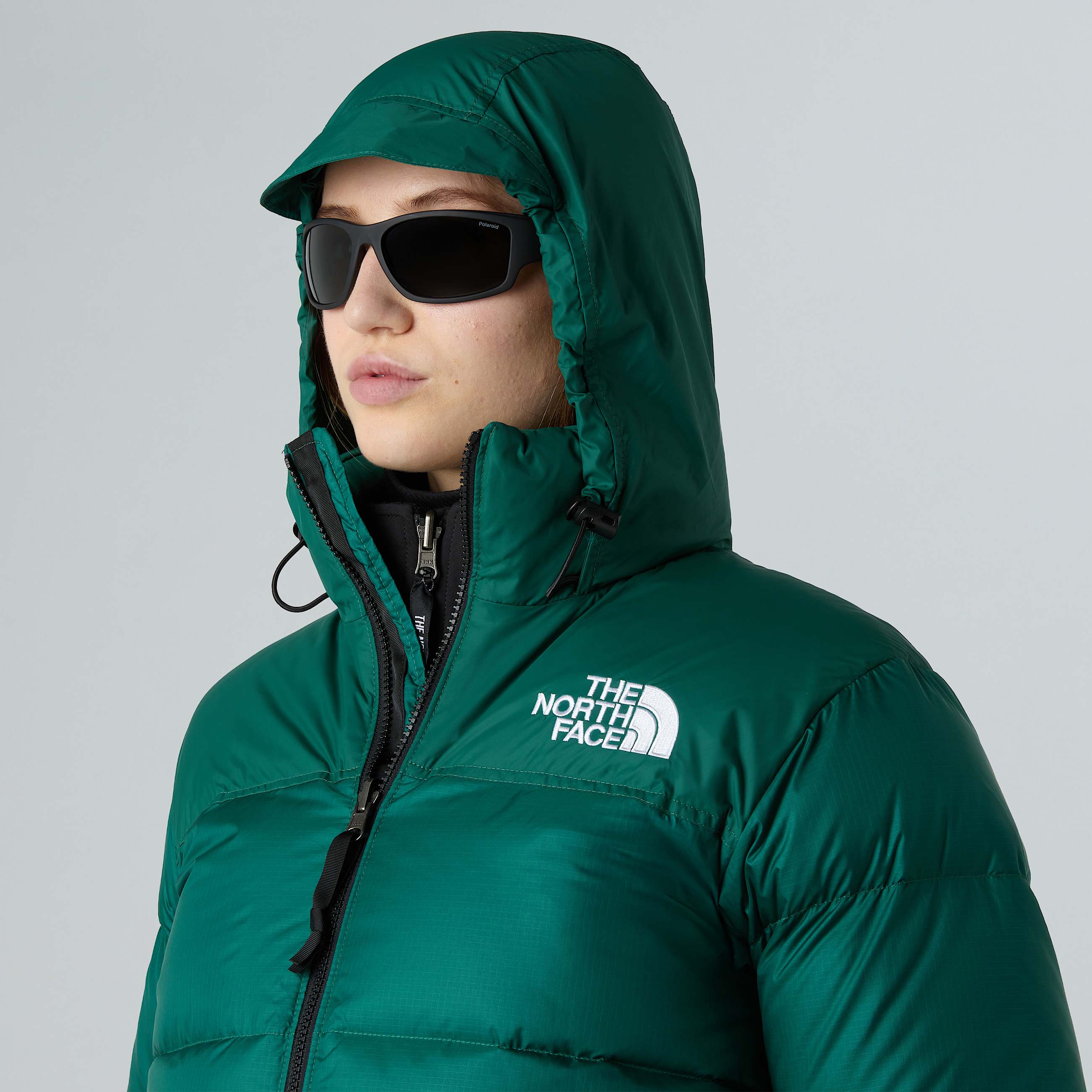 1996 Retro Nuptse Jacke fr Damen TNF Hunter Green ALT8