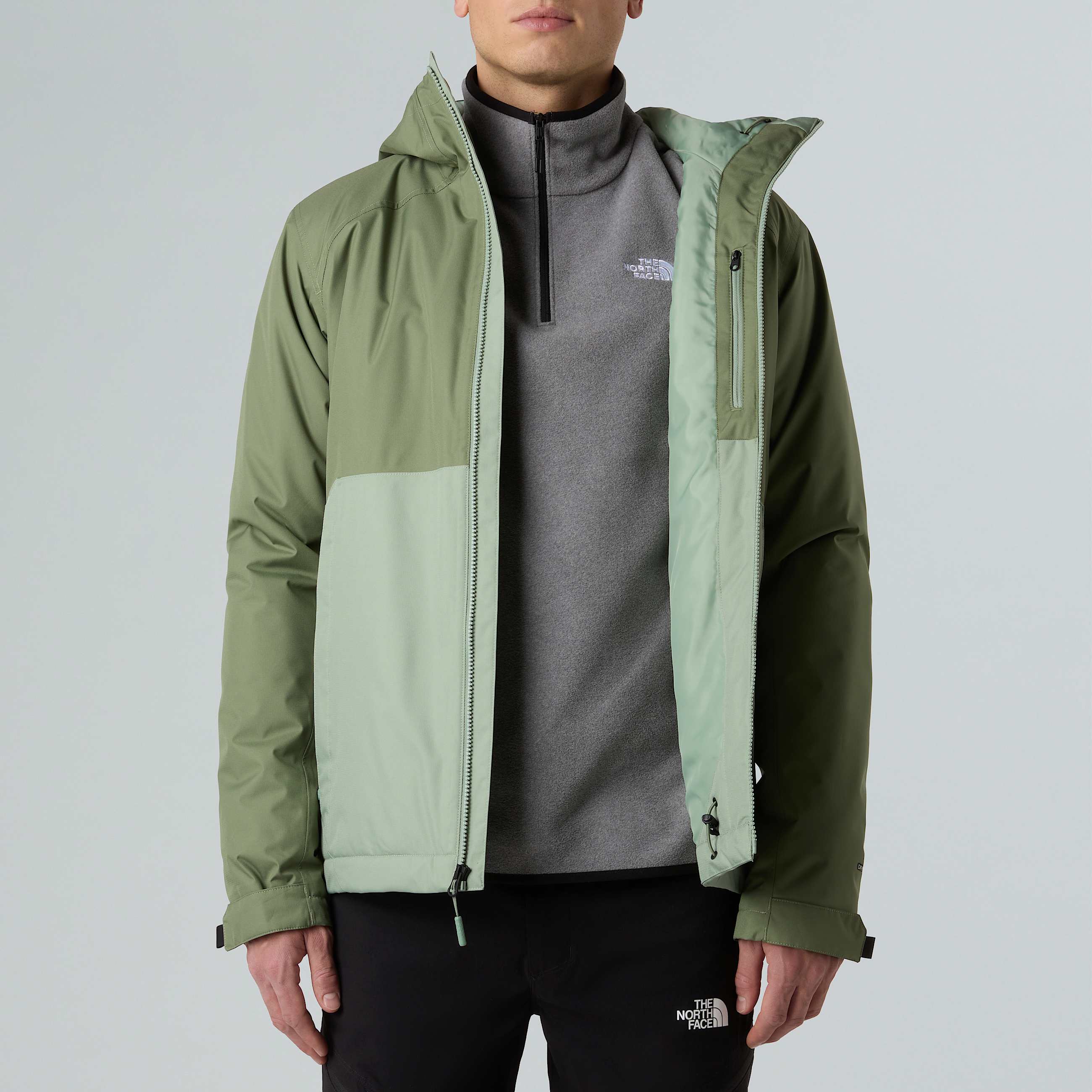 Millerton isolierte Jacke fr Herren TNF Bark MistSlate Moss ALT10