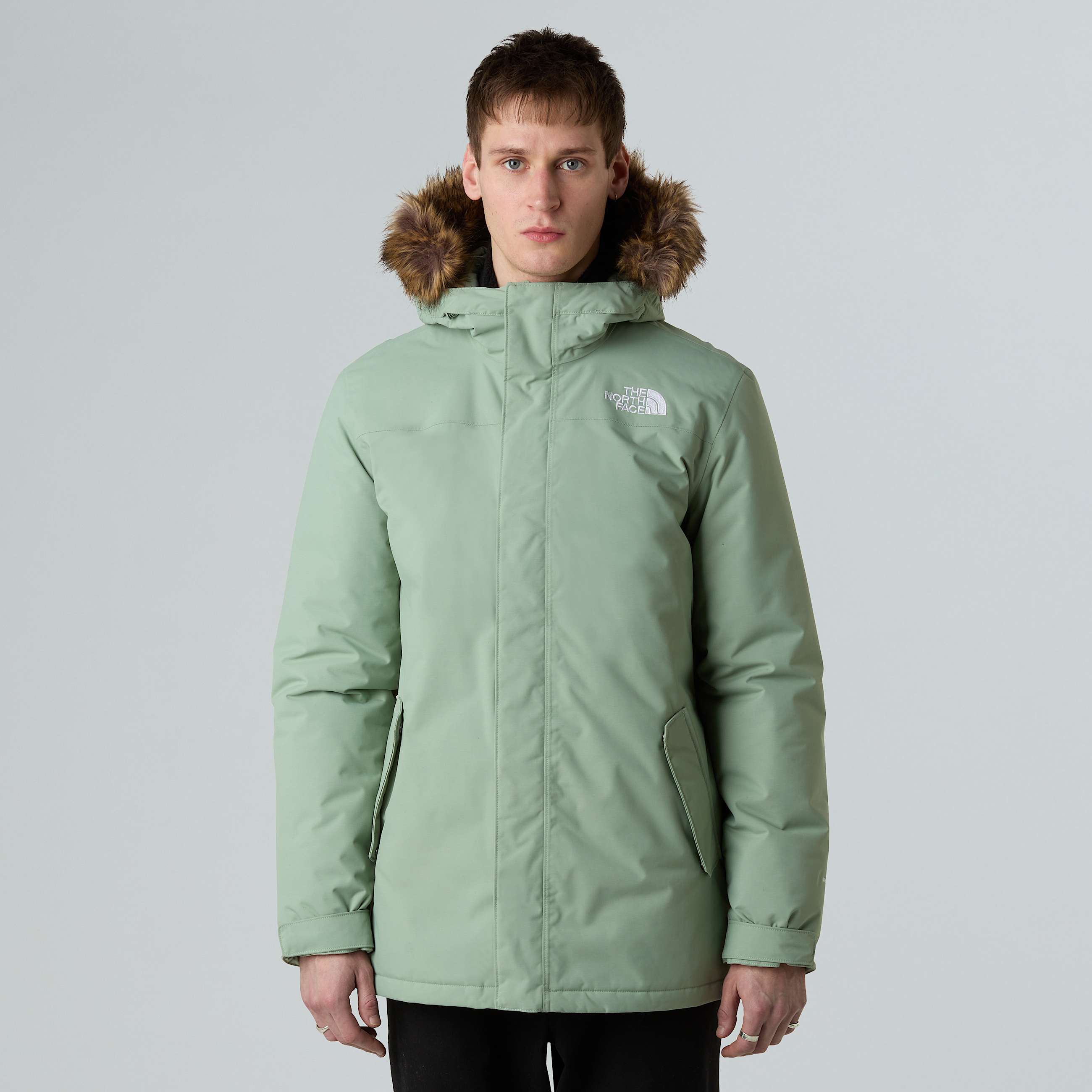 Mens Recycled Zaneck Jacket TNF Slate Moss ALT4
