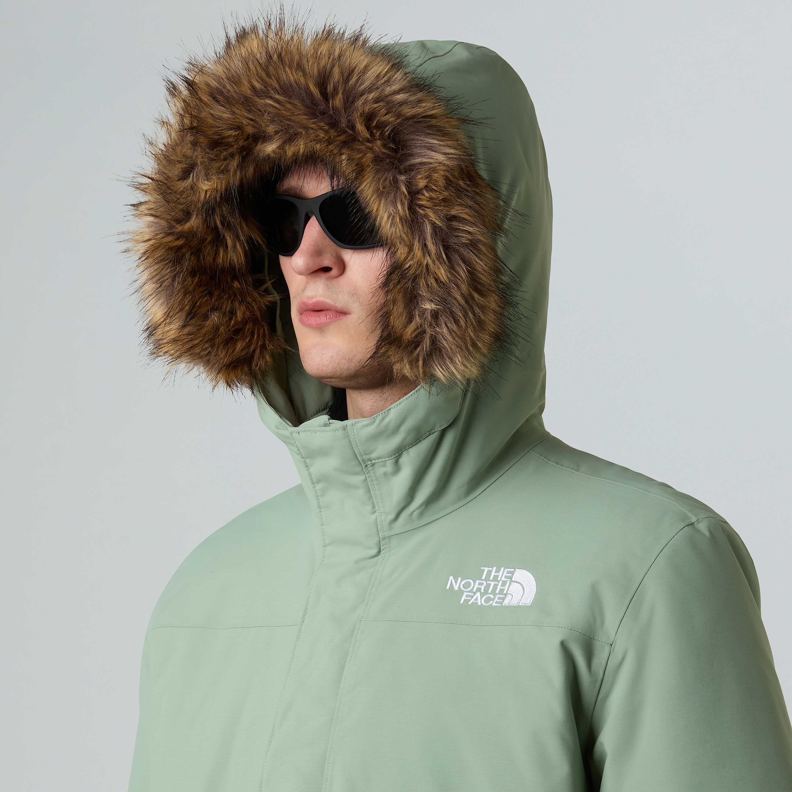 Mens Recycled Zaneck Jacket TNF Slate Moss ALT8