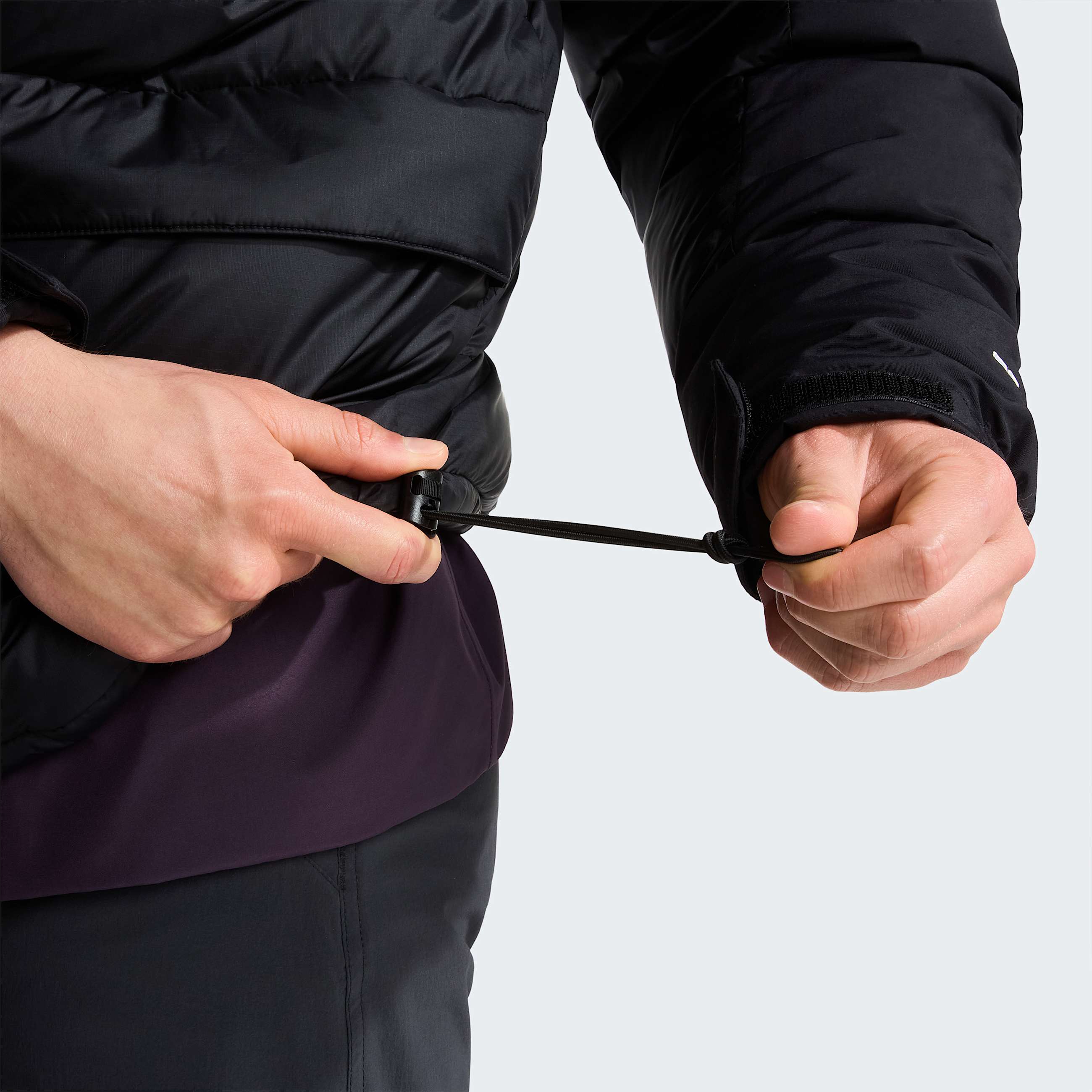 Mens Himalayan Down Parka TNF TNF BlackRecycled Down ALT8