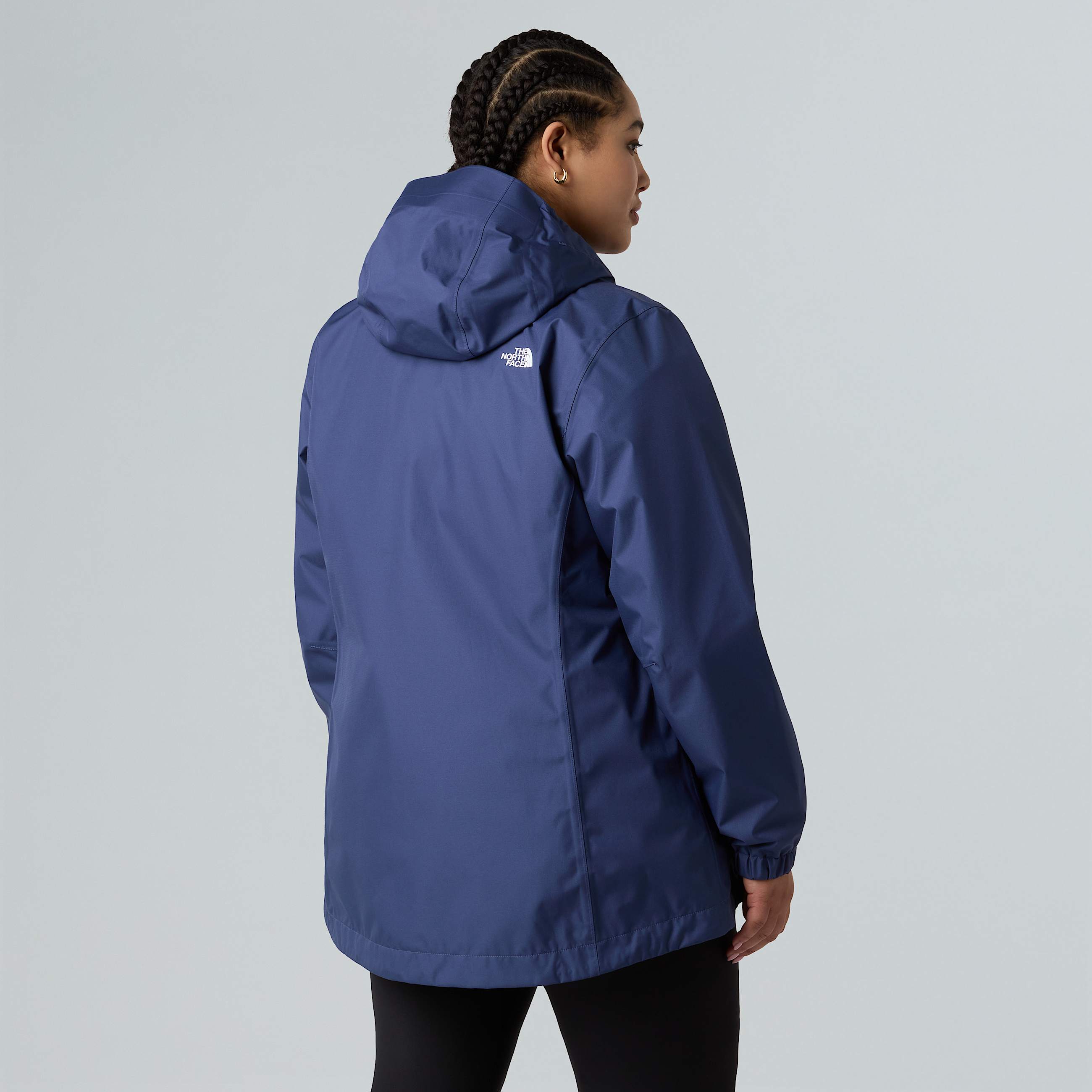 Womens Plus Size Quest Jacket TNF Lunar Blue ALT6