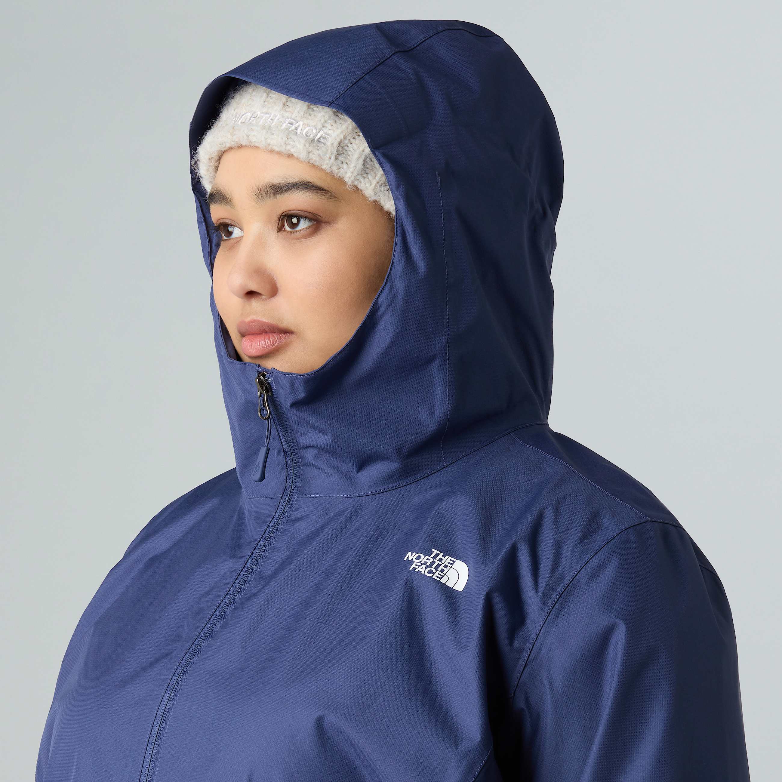 Womens Plus Size Quest Jacket TNF Lunar Blue ALT8
