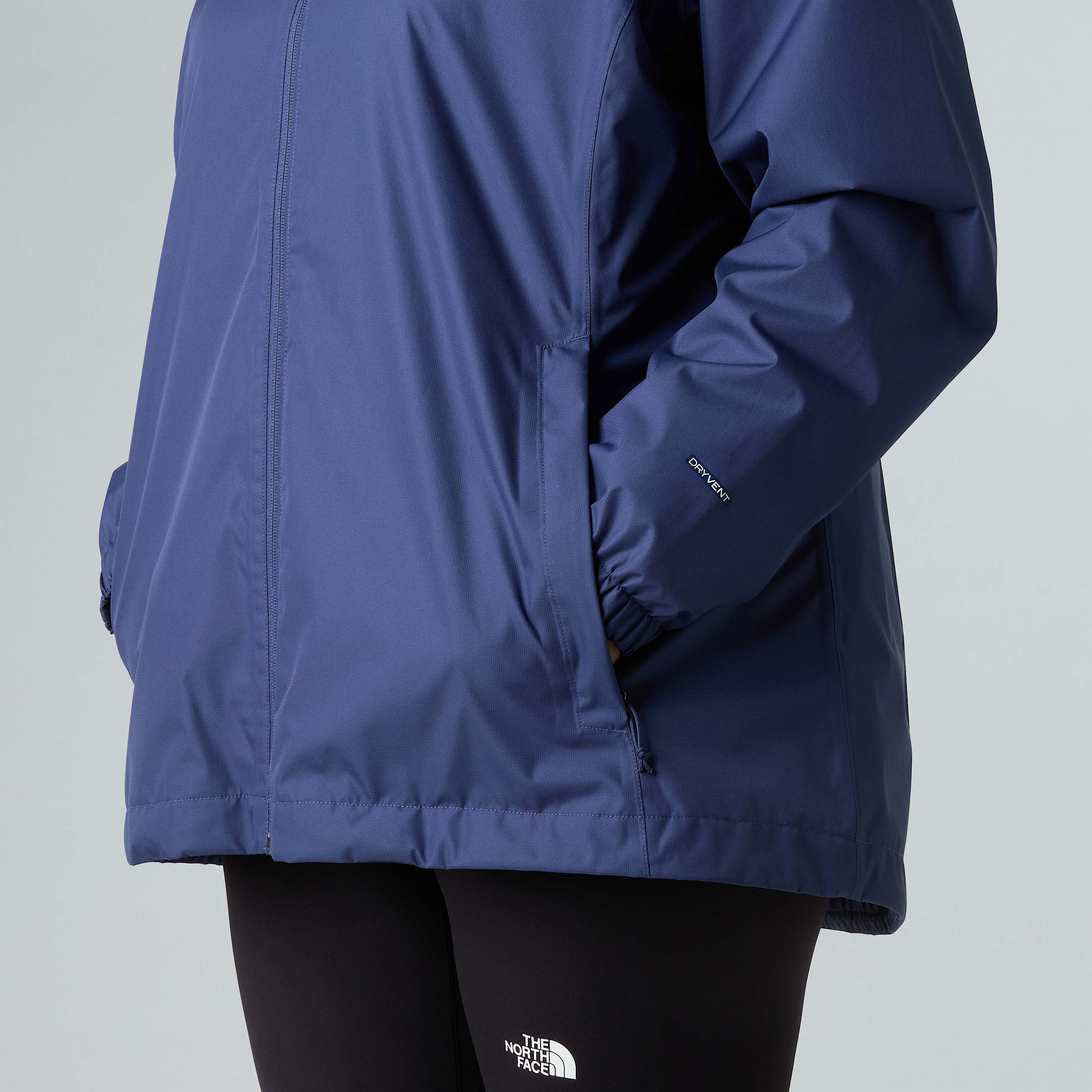Womens Plus Size Quest Jacket TNF Lunar Blue ALT9