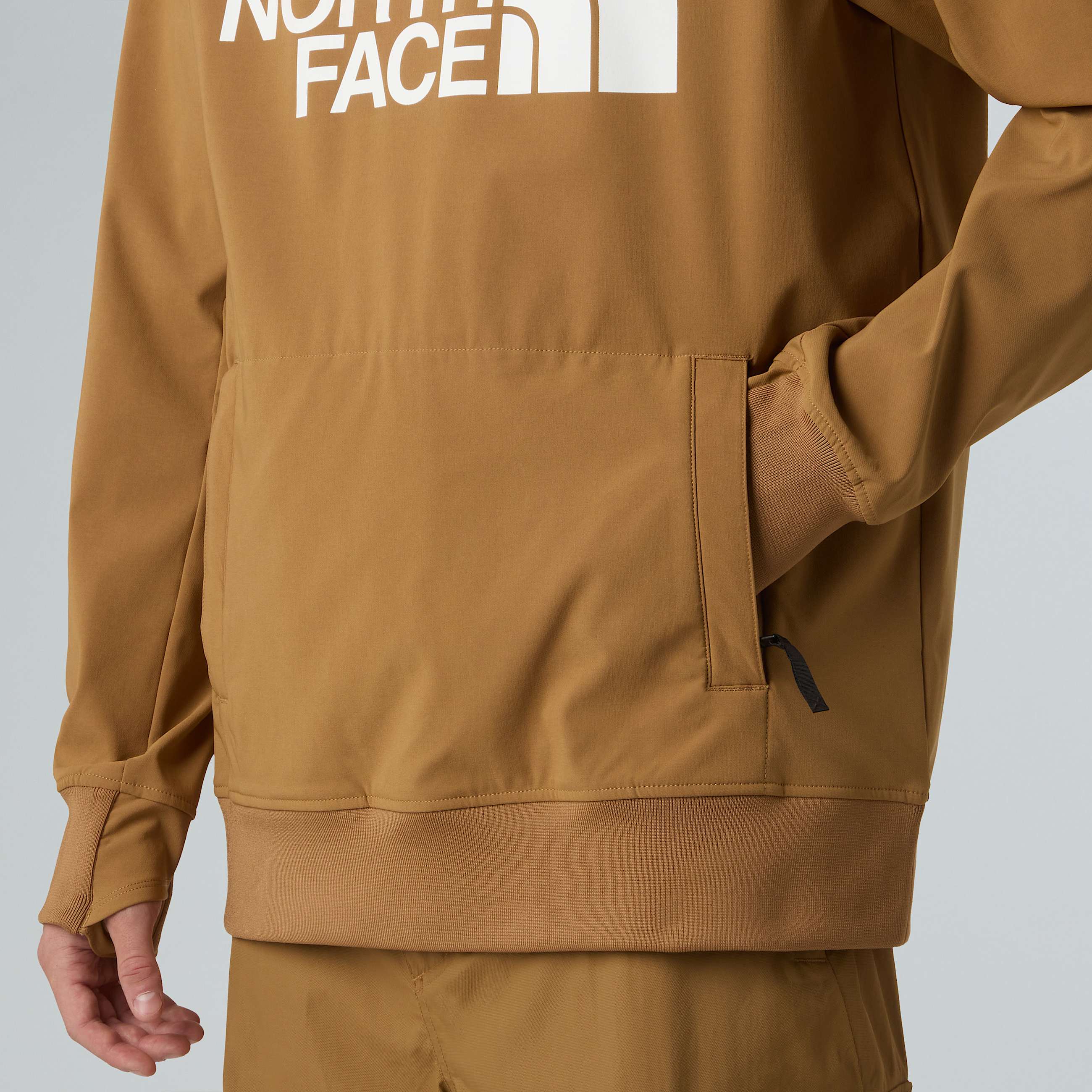 Sweat  capuche Tekno Logo pour homme TNF Utility Brown ALT8