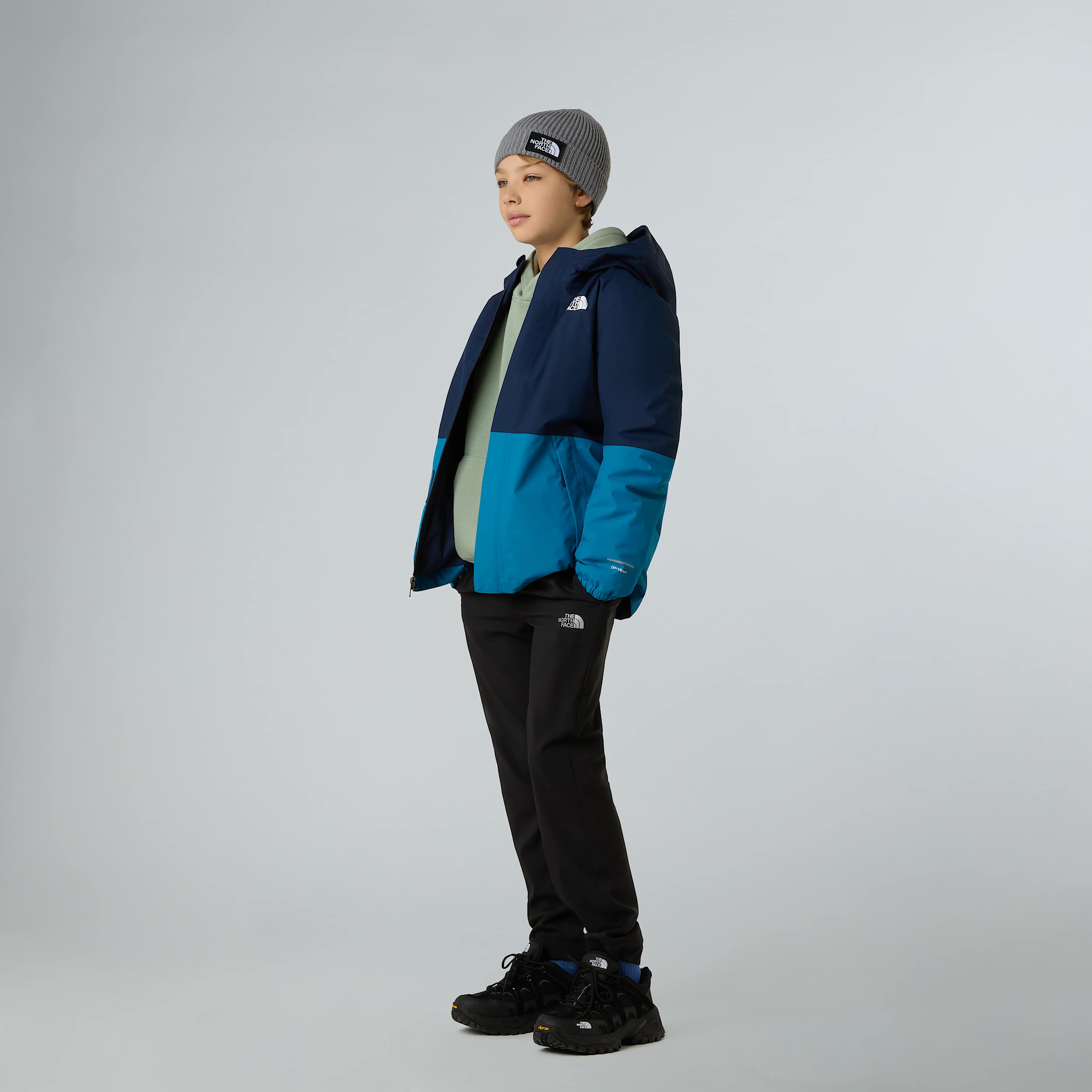 Giacca da pioggia Warm Antora da ragazzo TNF Summit NavyDusk Blue ALT5