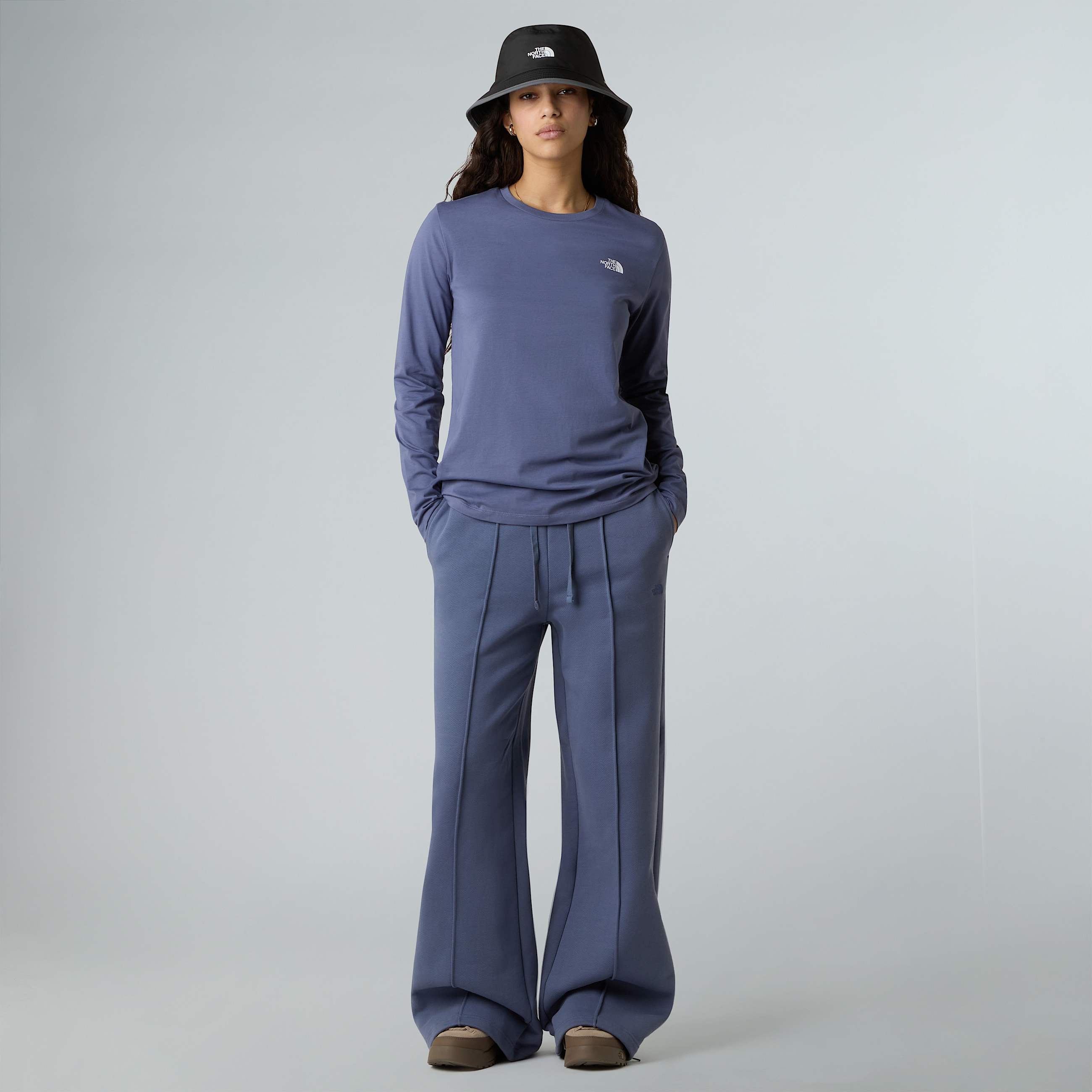 Womens LongSleeve Simple Dome TShirt TNF ALT5