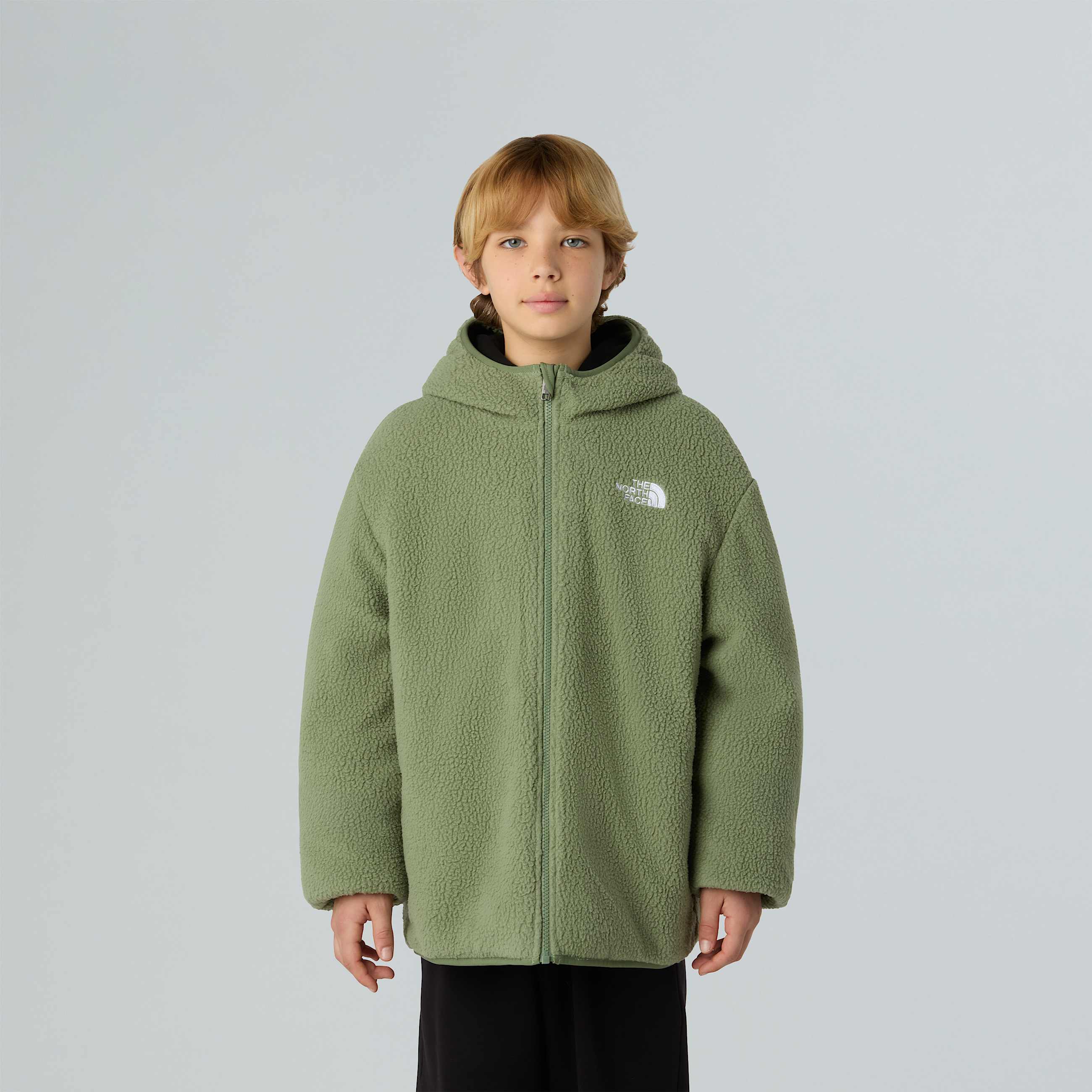 Boys Reversible Shasta FullZip Hooded Jacket TNF ALT5