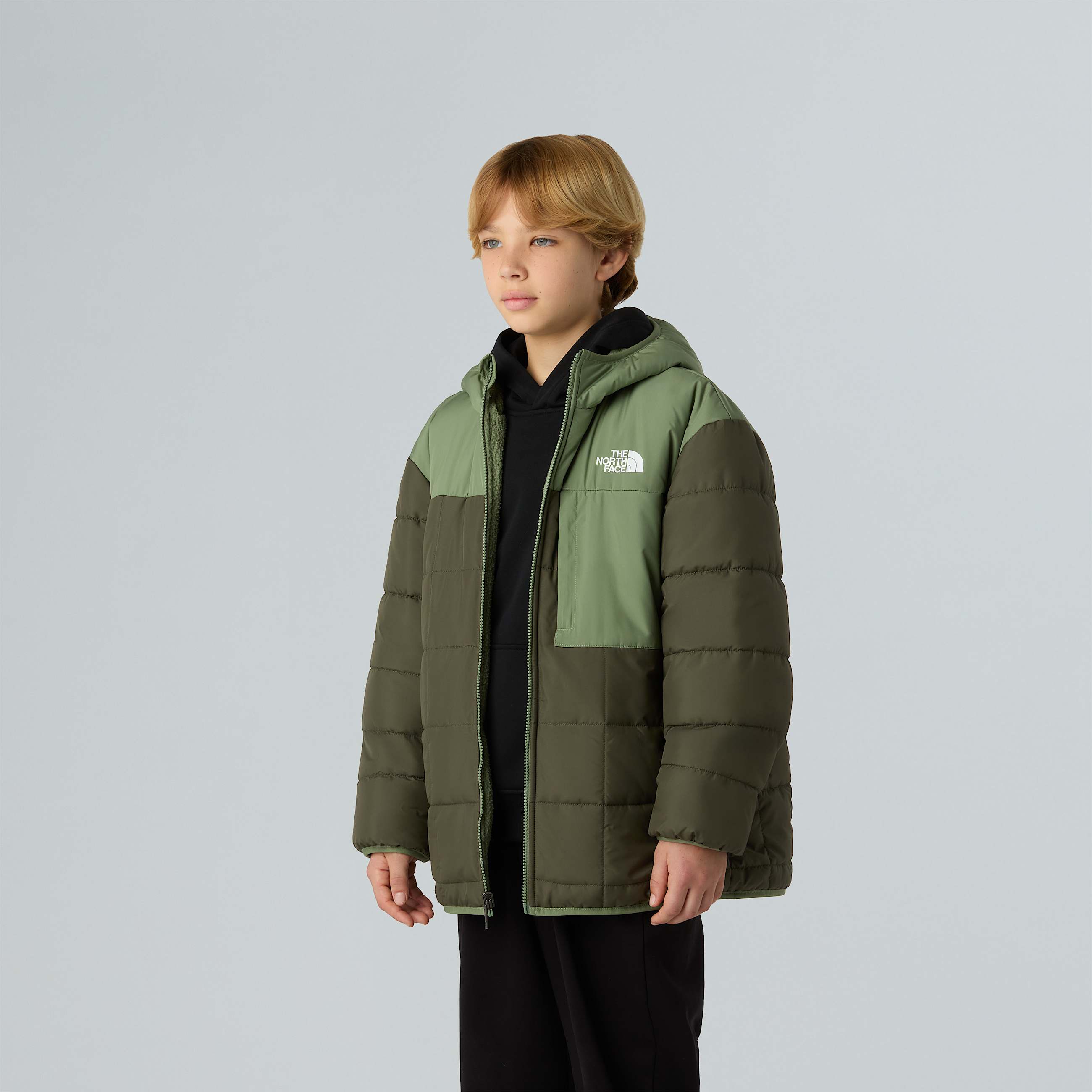 Boys Reversible Shasta FullZip Hooded Jacket TNF ALT8