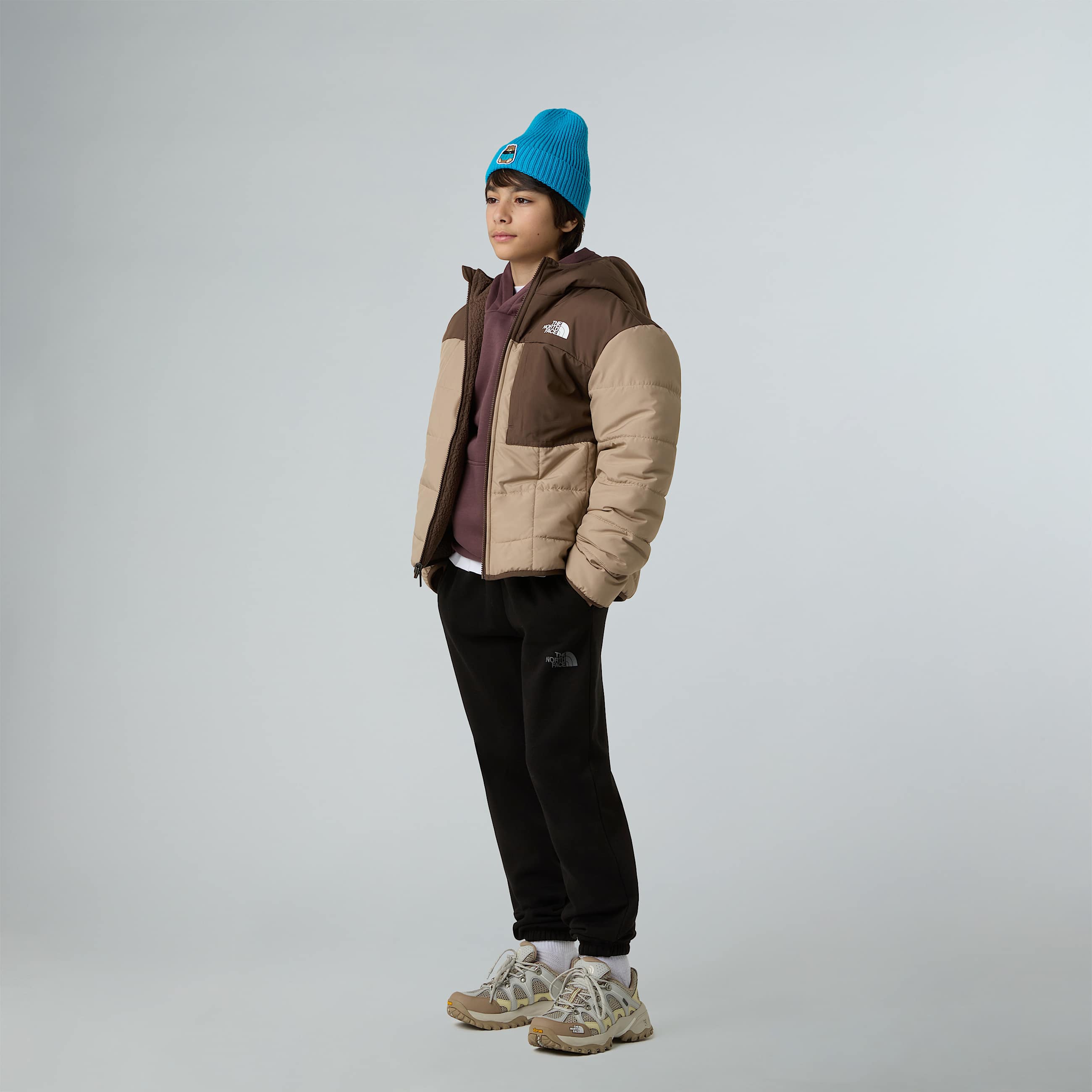 Shasta Wendejacke mit durchgehendem RV und Kapuze fr Jungen TNF ALT6