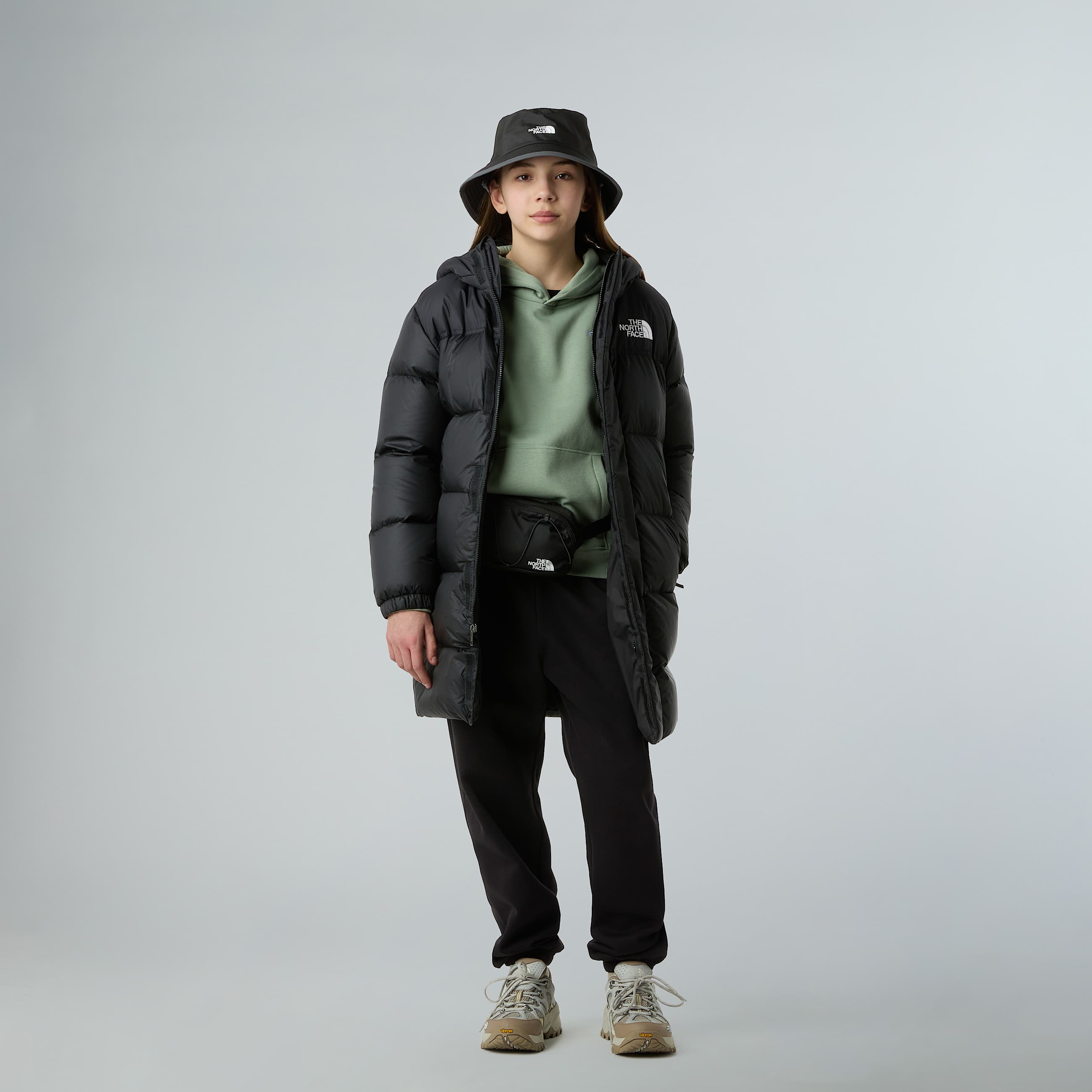 Nuptse Long Parka fr Jugendliche TNF ALT11