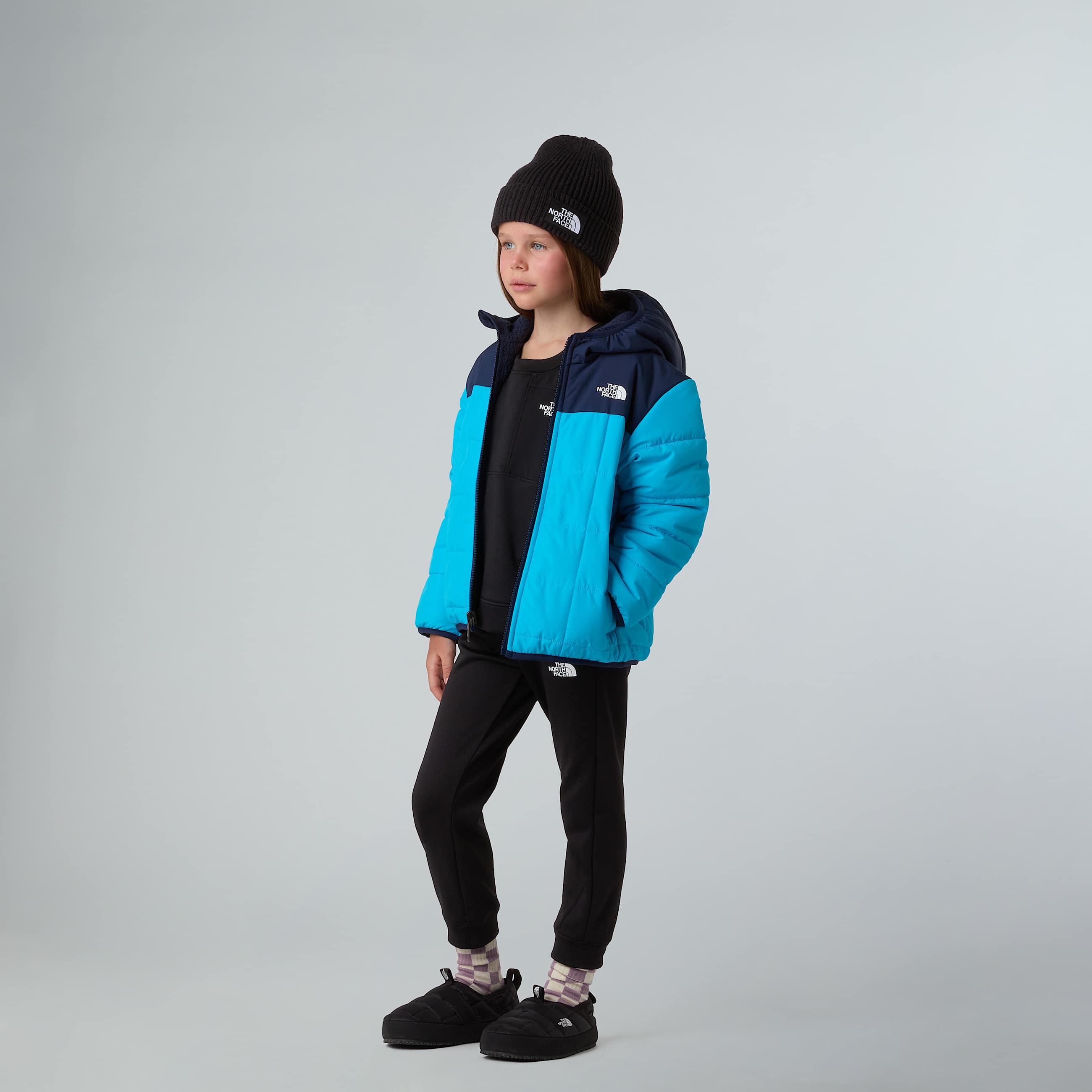 Shasta Wendejacke mit durchgehendem RV und Kapuze fr Kinder TNF ALT13