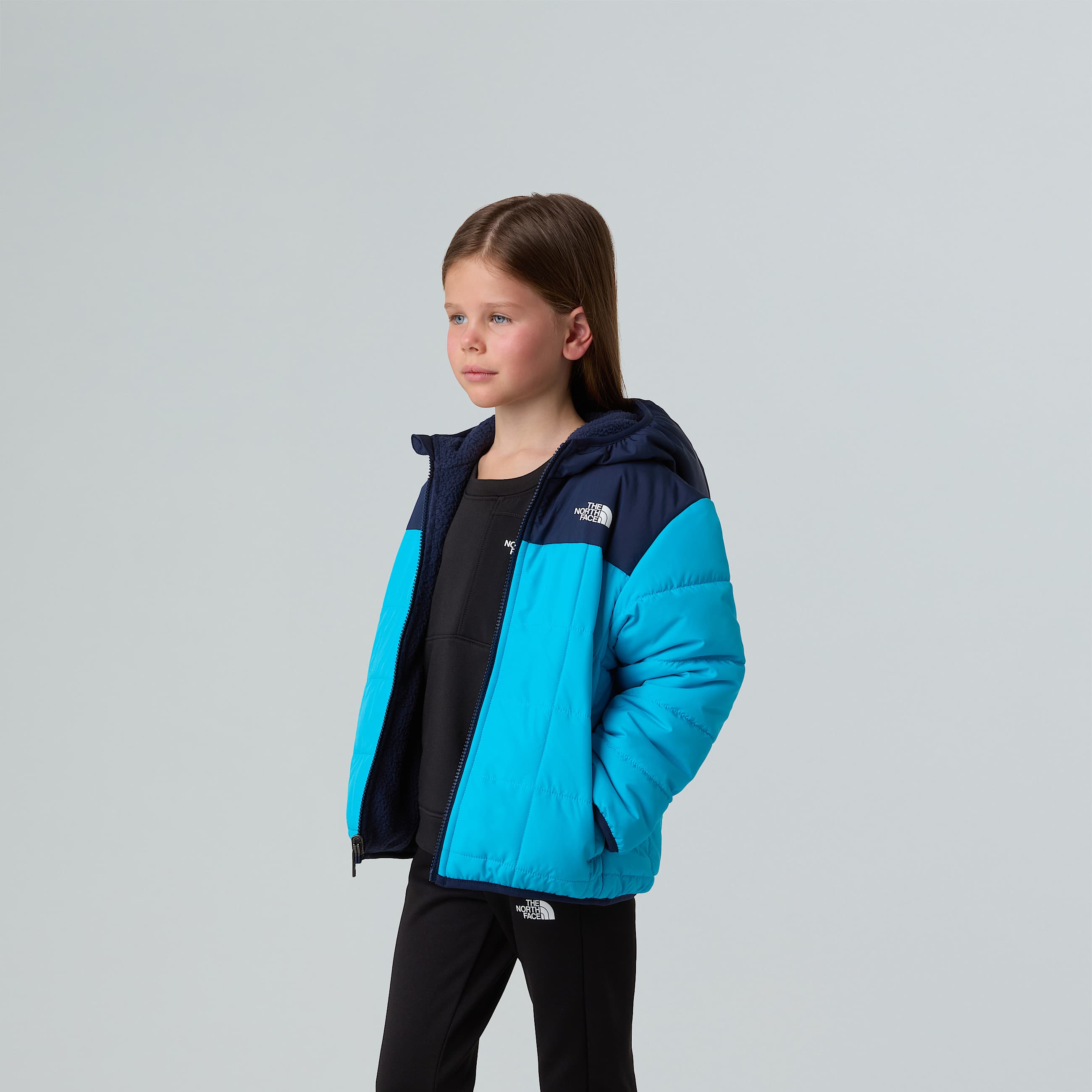 Shasta Wendejacke mit durchgehendem RV und Kapuze fr Kinder TNF ALT15