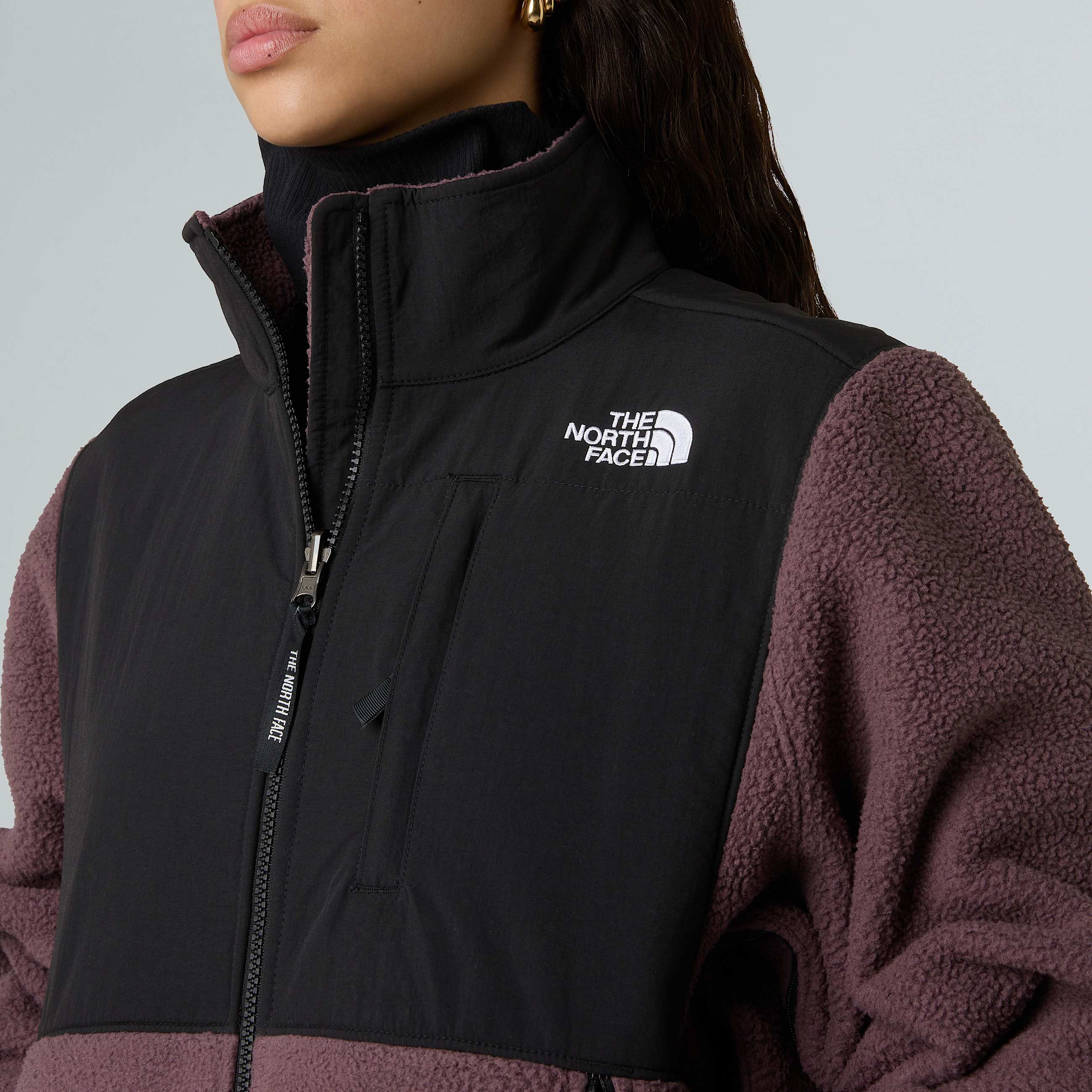 Retro Denali Jacke fr Damen TNF Tawny QuartzTNF Black ALT8
