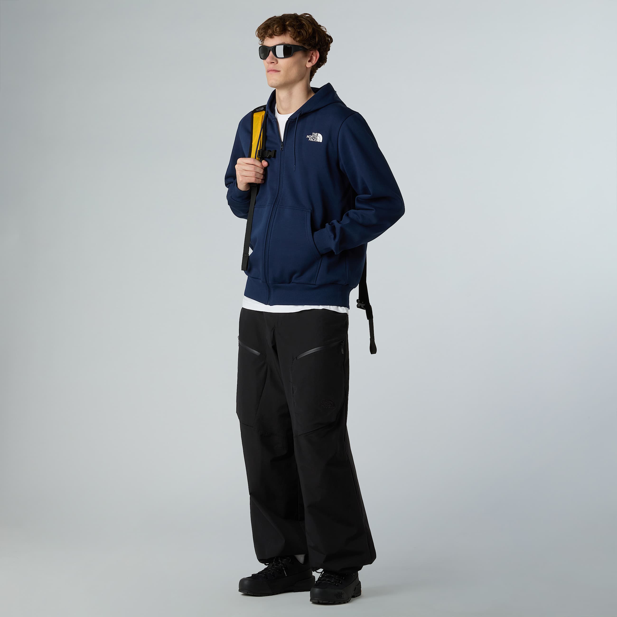 Simple Dome Kapuzenpulli mit durchgehendem RV fr Herren TNF ALT5