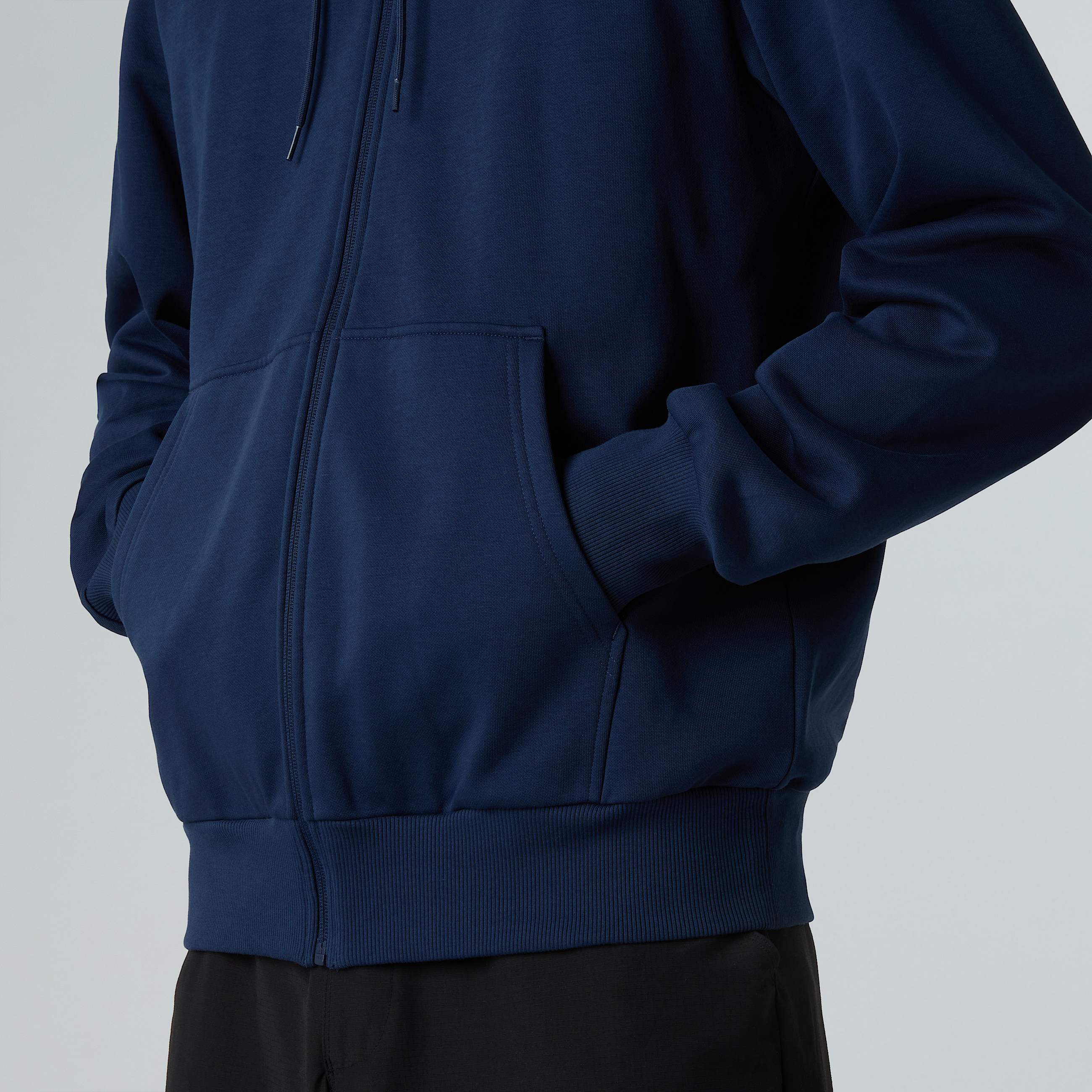 Simple Dome Kapuzenpulli mit durchgehendem RV fr Herren TNF ALT9