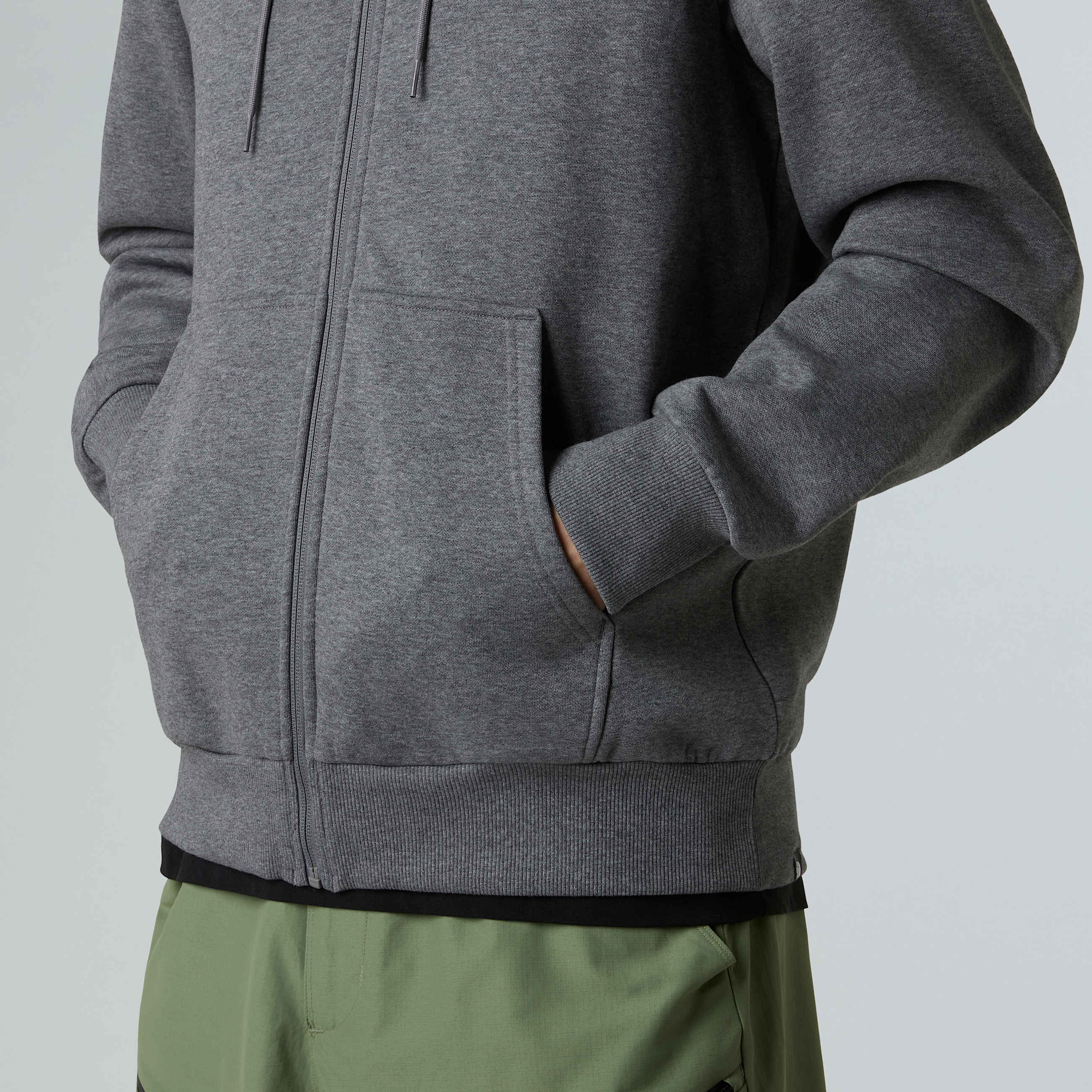 Simple Dome Kapuzenpulli mit durchgehendem RV fr Herren TNF ALT9