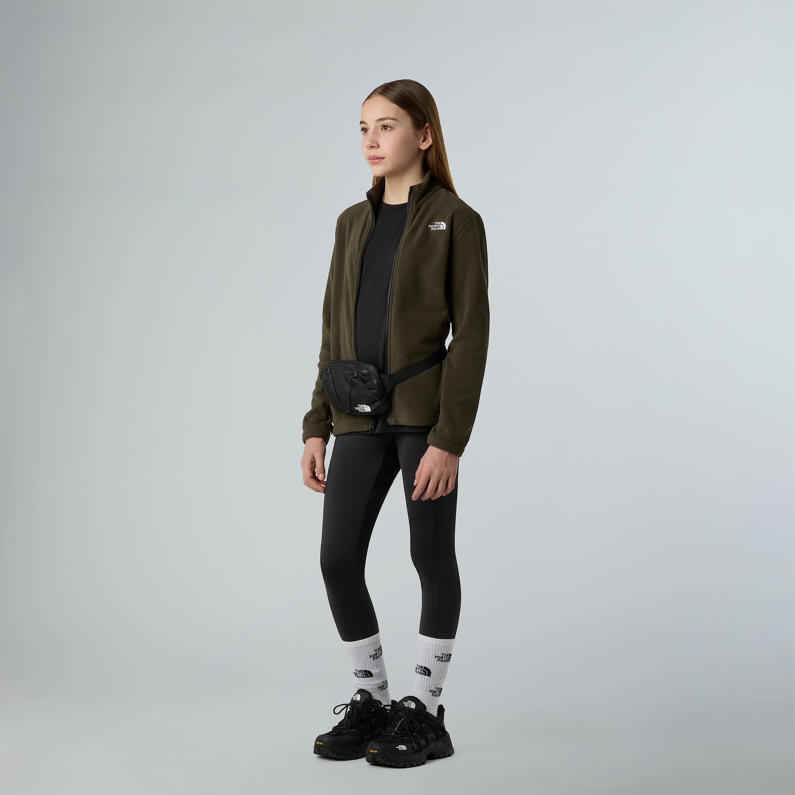 Glacier ZipIn kompatibel Fleece fr Jugendliche TNF New Taupe Green ALT10