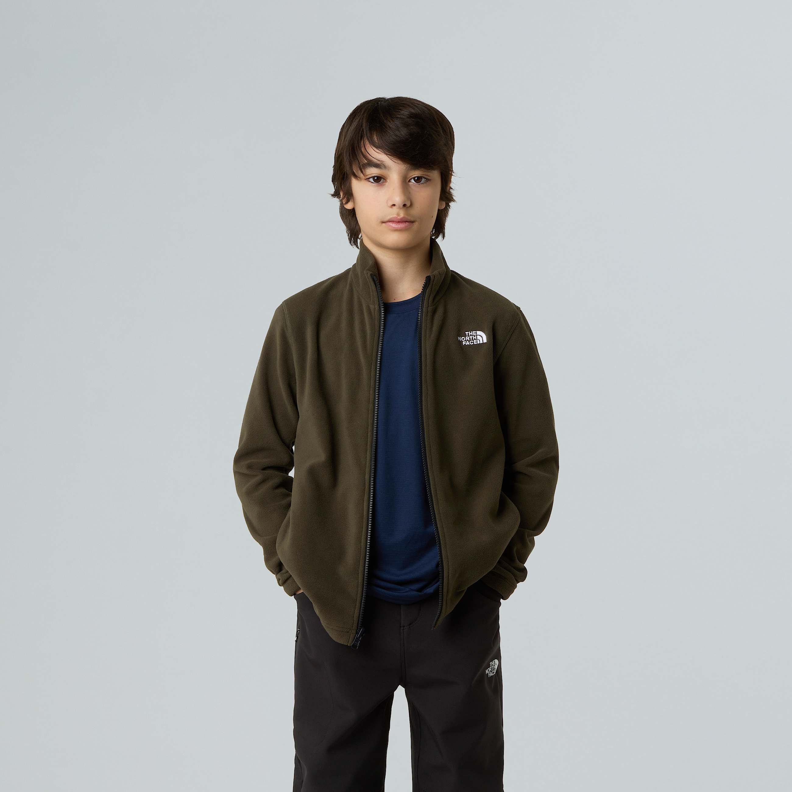 Glacier ZipIn kompatibel Fleece fr Jugendliche TNF New Taupe Green ALT7