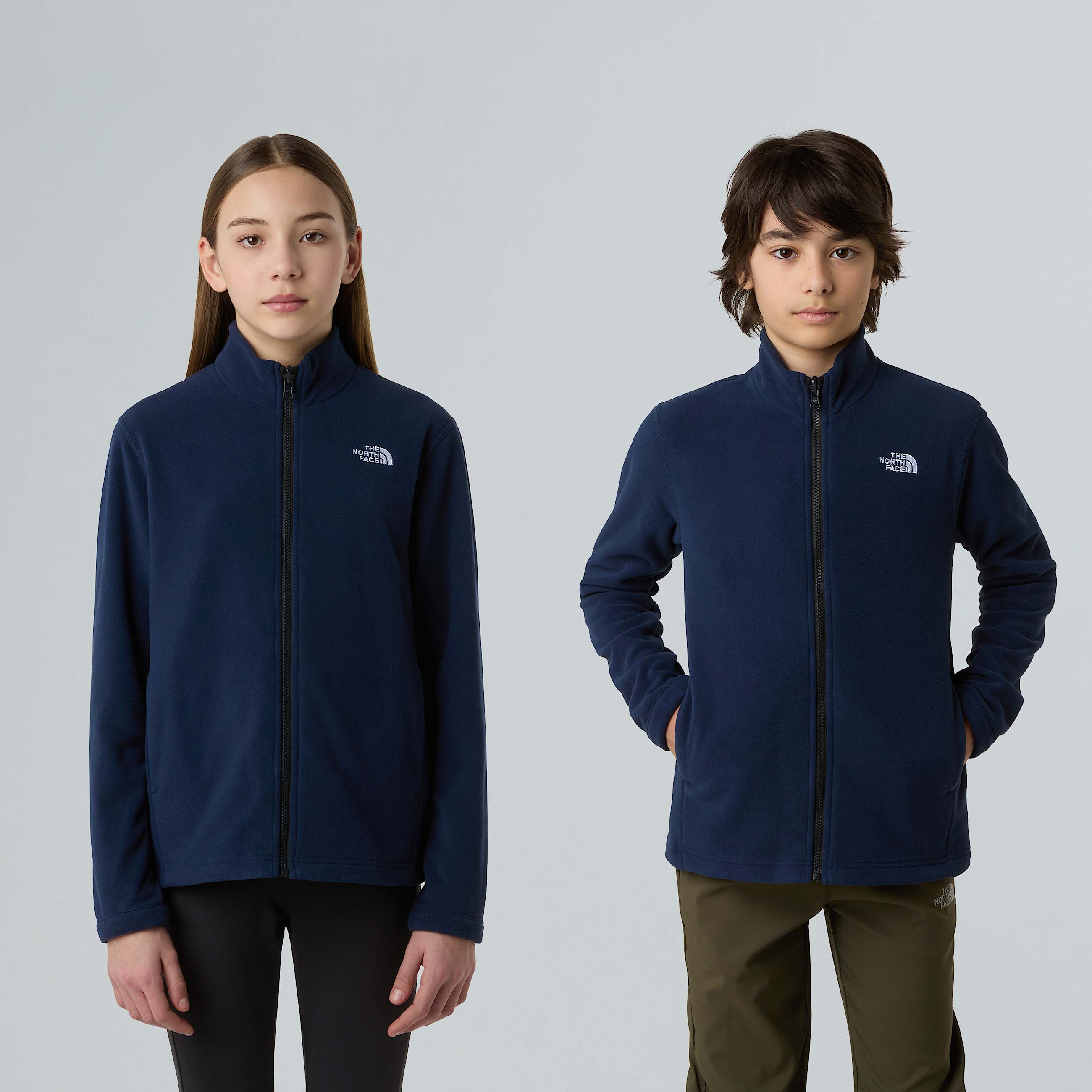 Teens Glacier ZipIn Fleece TNF ALT4