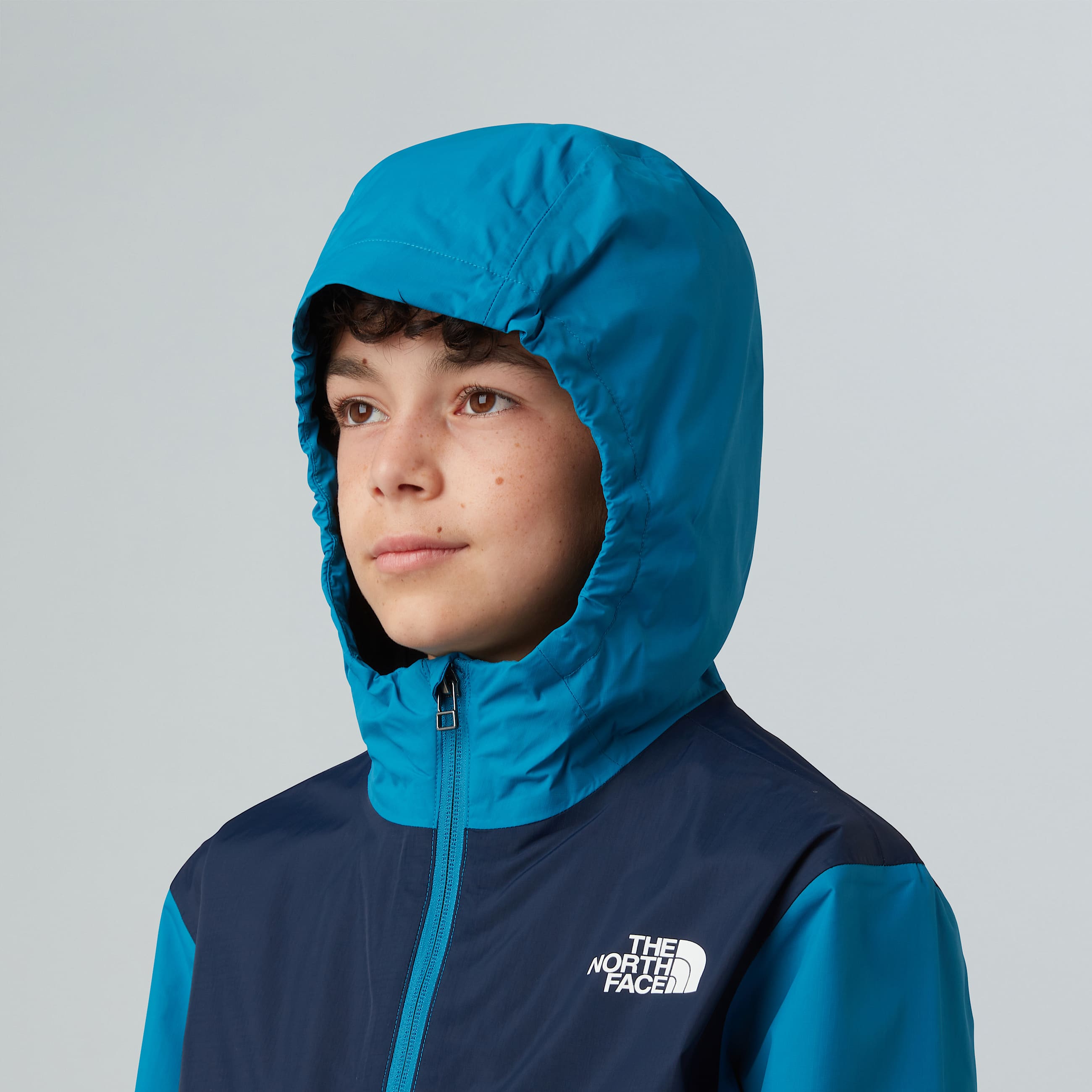 Teens Rain ZipIn Jacket TNF Dusk Blue ALT8