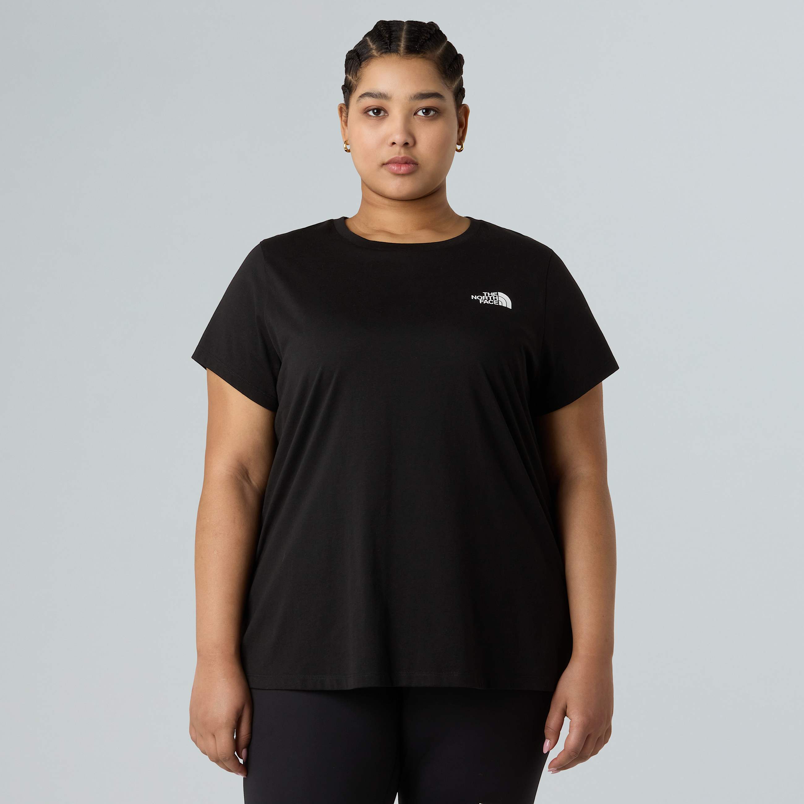 Plus Size Simple DomeTshirt voor dames TNF ALT4