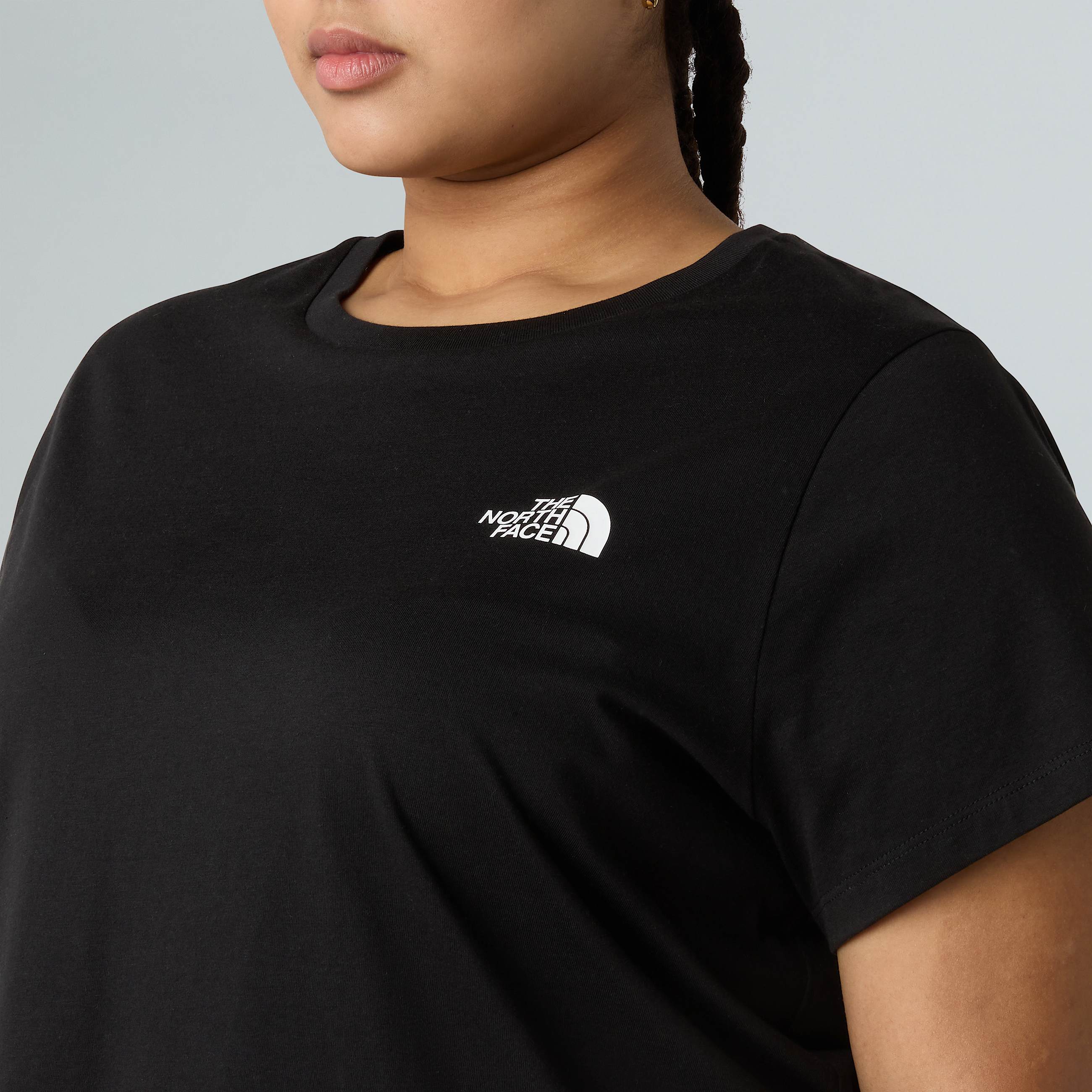 Plus Size Simple DomeTshirt voor dames TNF ALT7