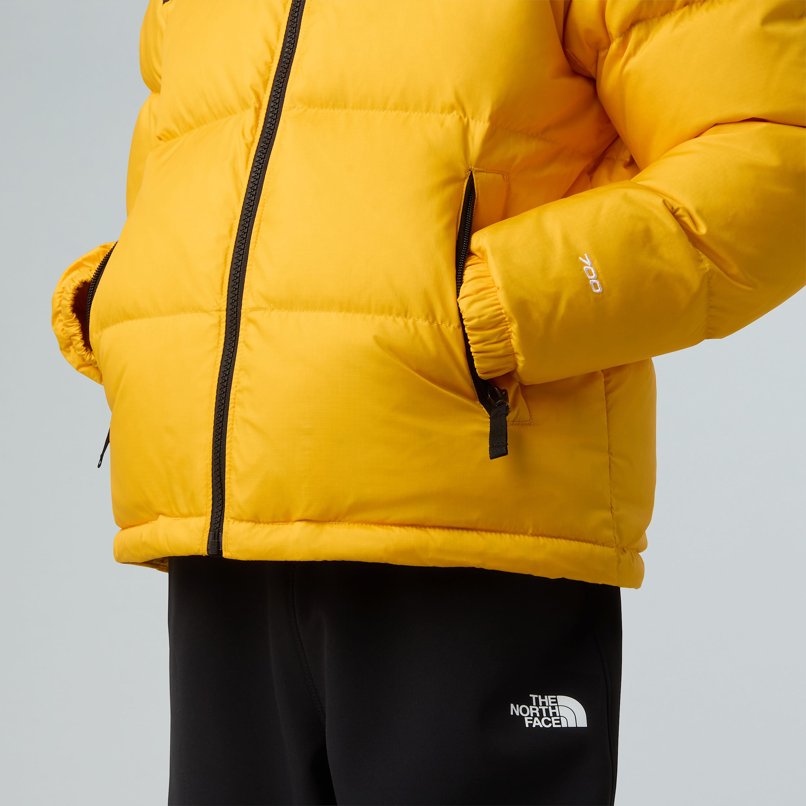 1996 Retro Nuptse Jacket Teen TNF Summit GoldRecycled Down ALT8