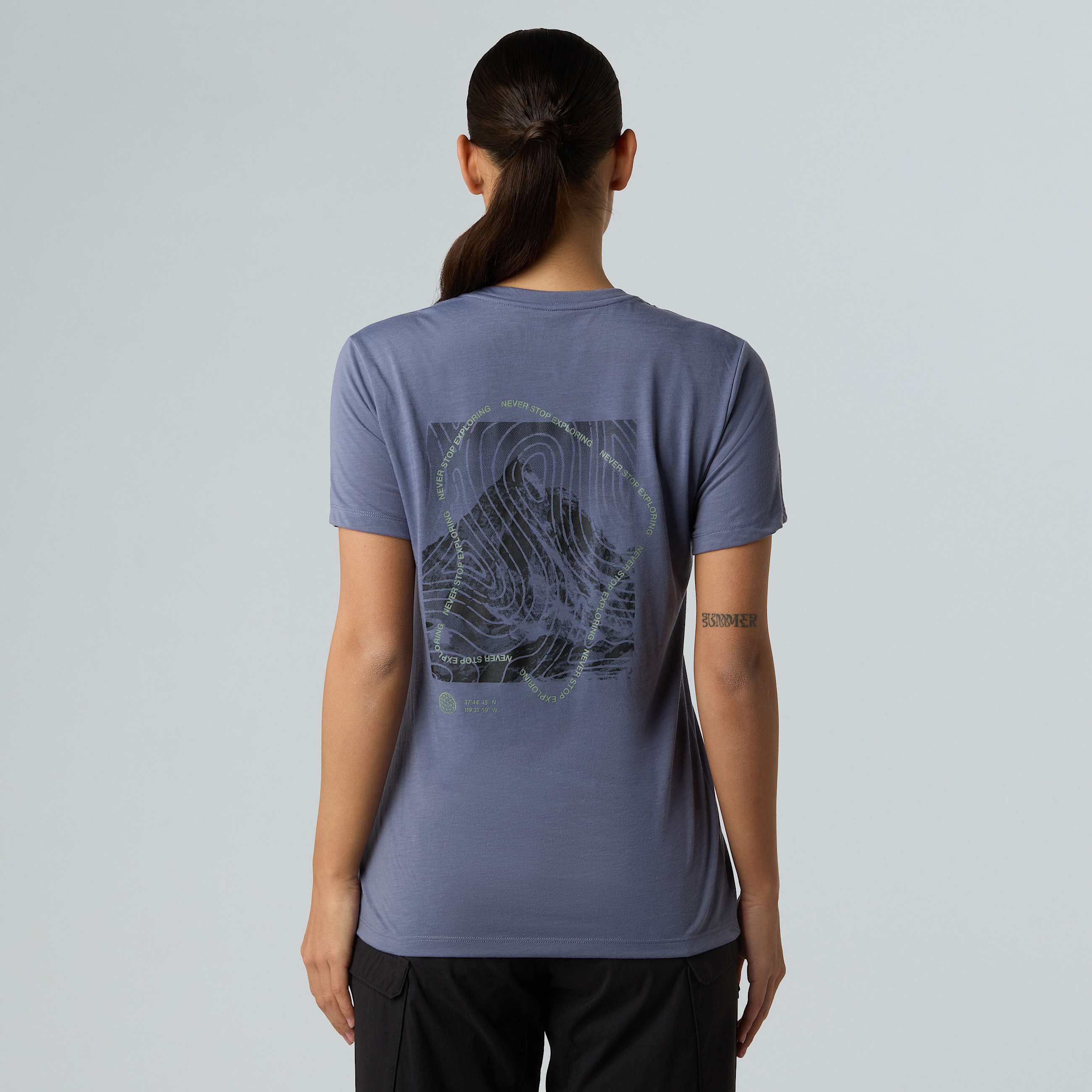 Camiseta con estampado grfico Foundation Half Dome para mujer TNF ALT4