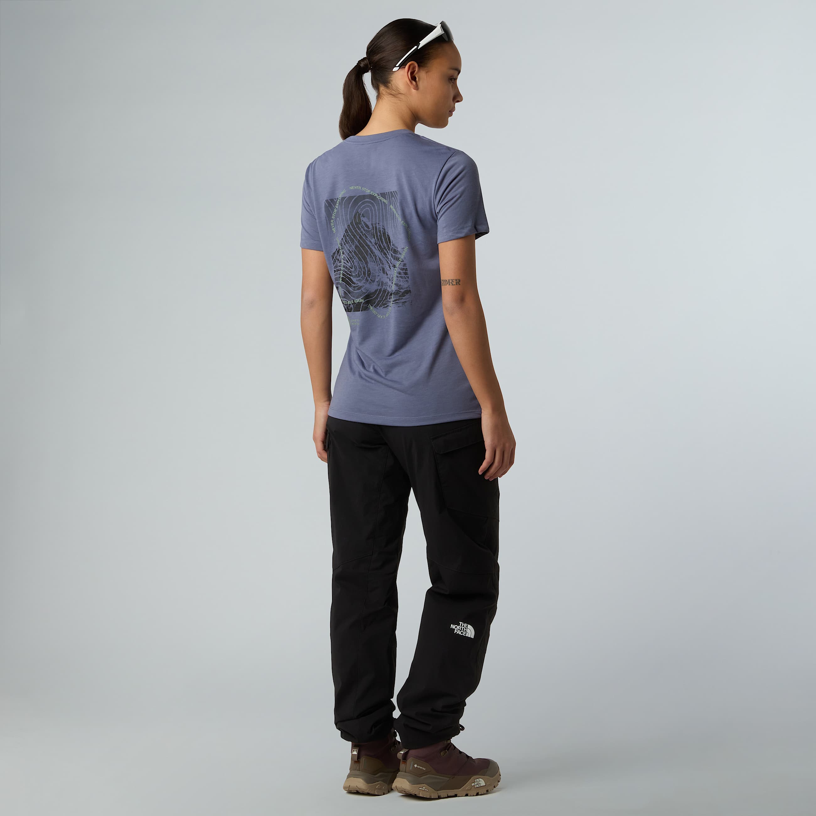 Camiseta con estampado grfico Foundation Half Dome para mujer TNF ALT6