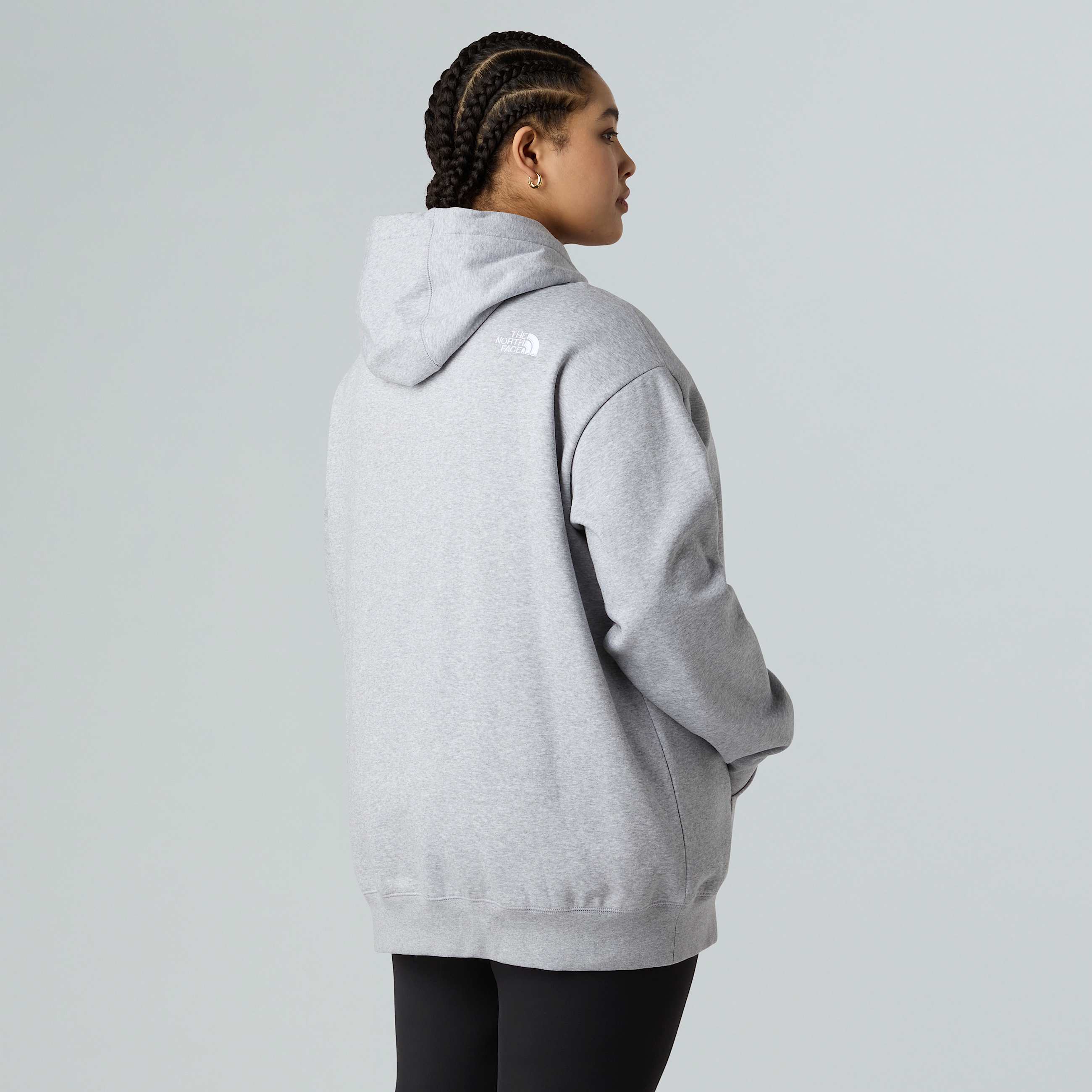 Womens Plus Size Essential Relaxed Hoodie TNF ALT6