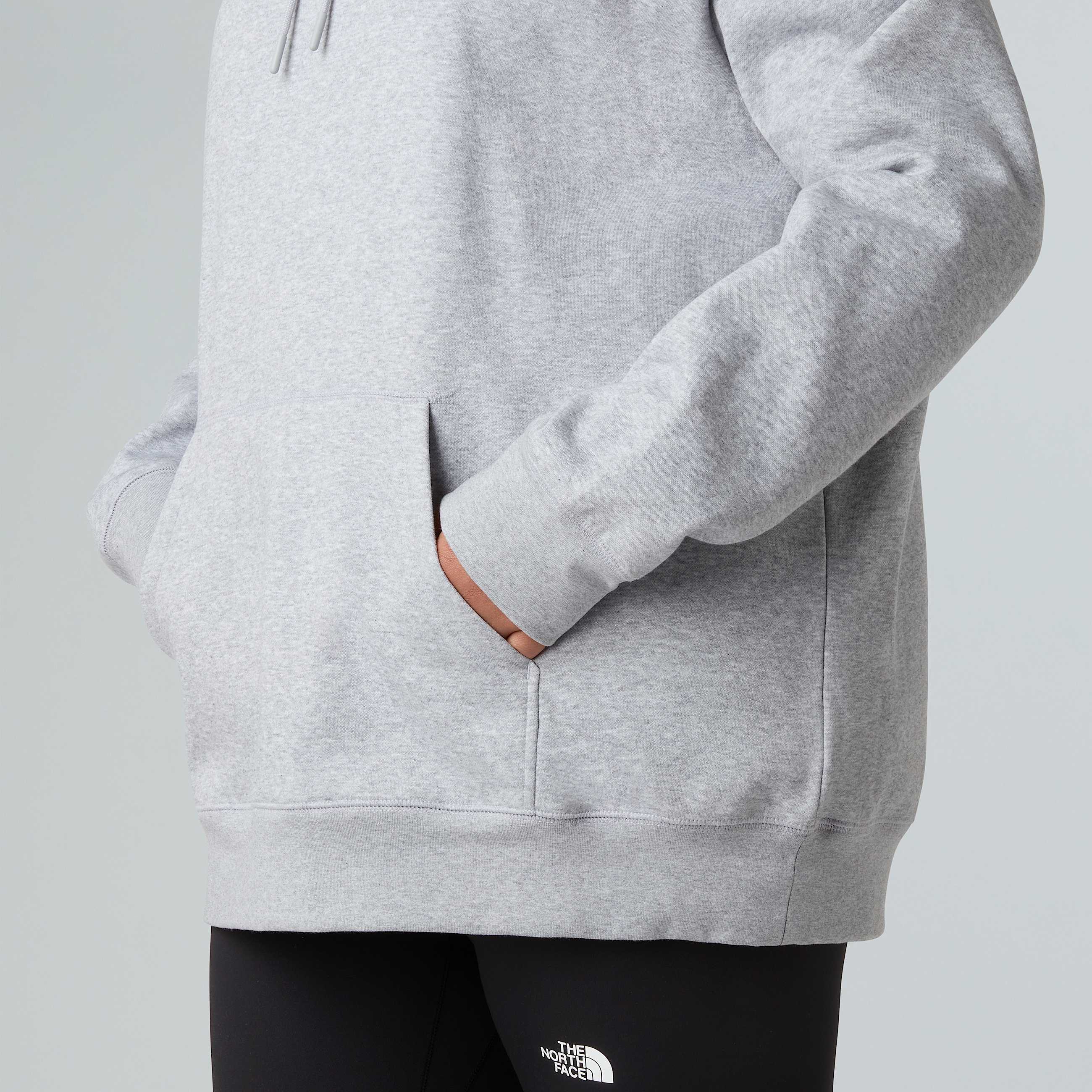 Womens Plus Size Essential Relaxed Hoodie TNF ALT8