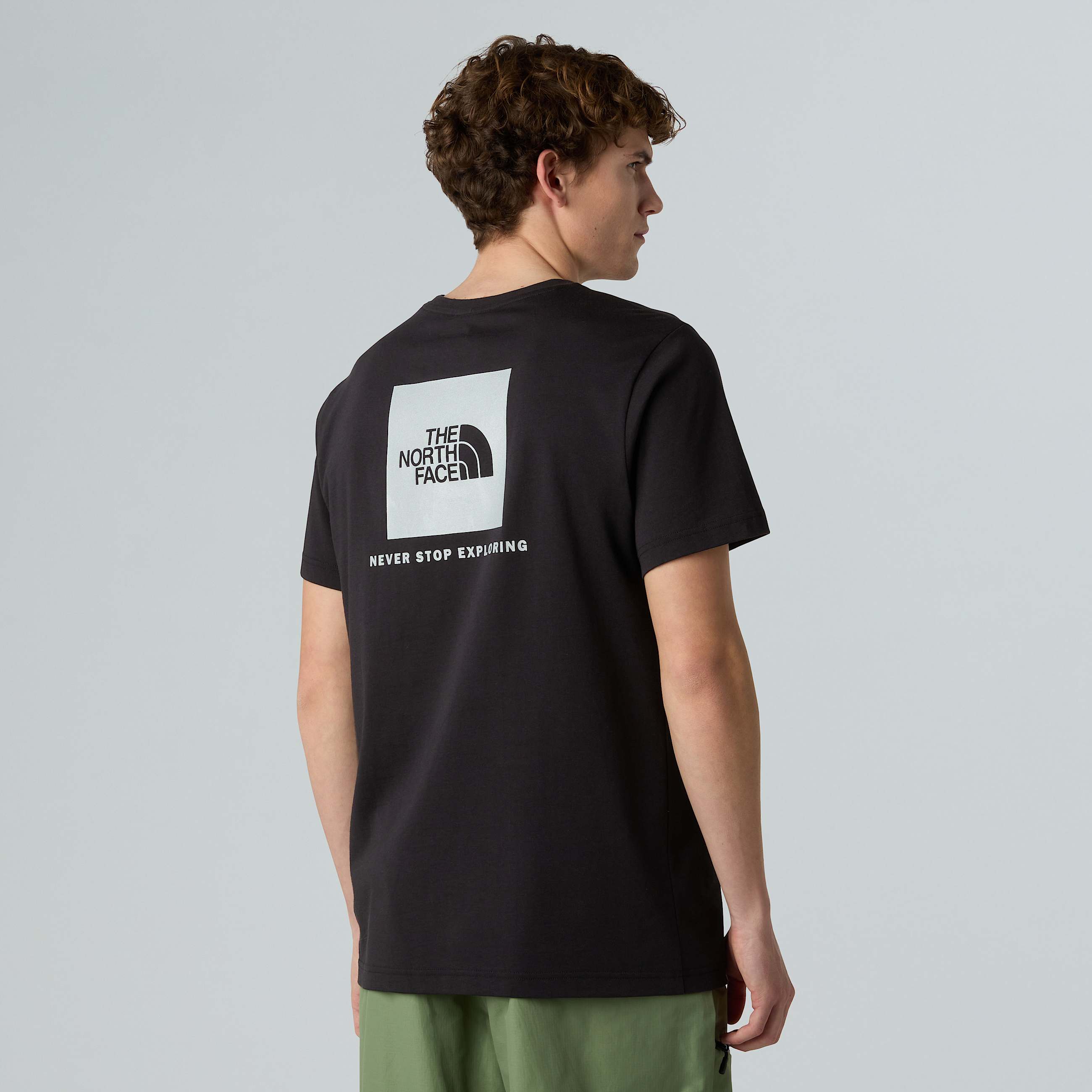 Mens NSE Reflective Box TShirt TNF ALT4