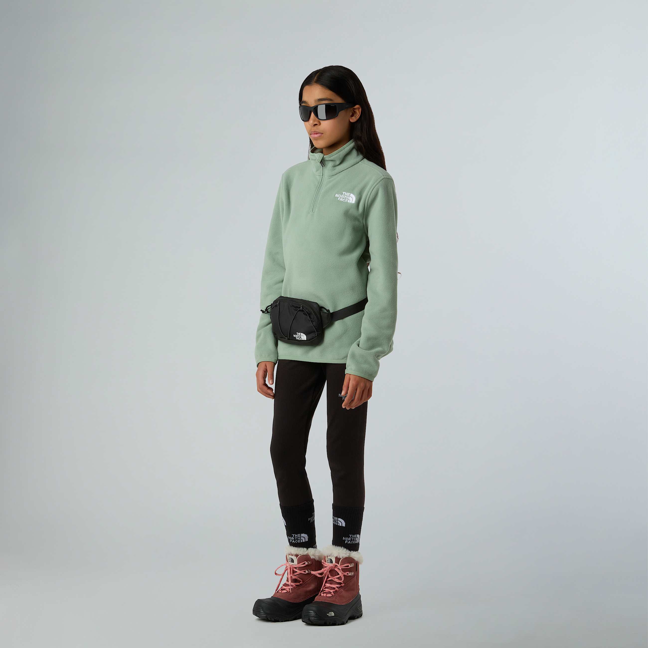 Teens Glacier 14 Zip Fleece TNF ALT8