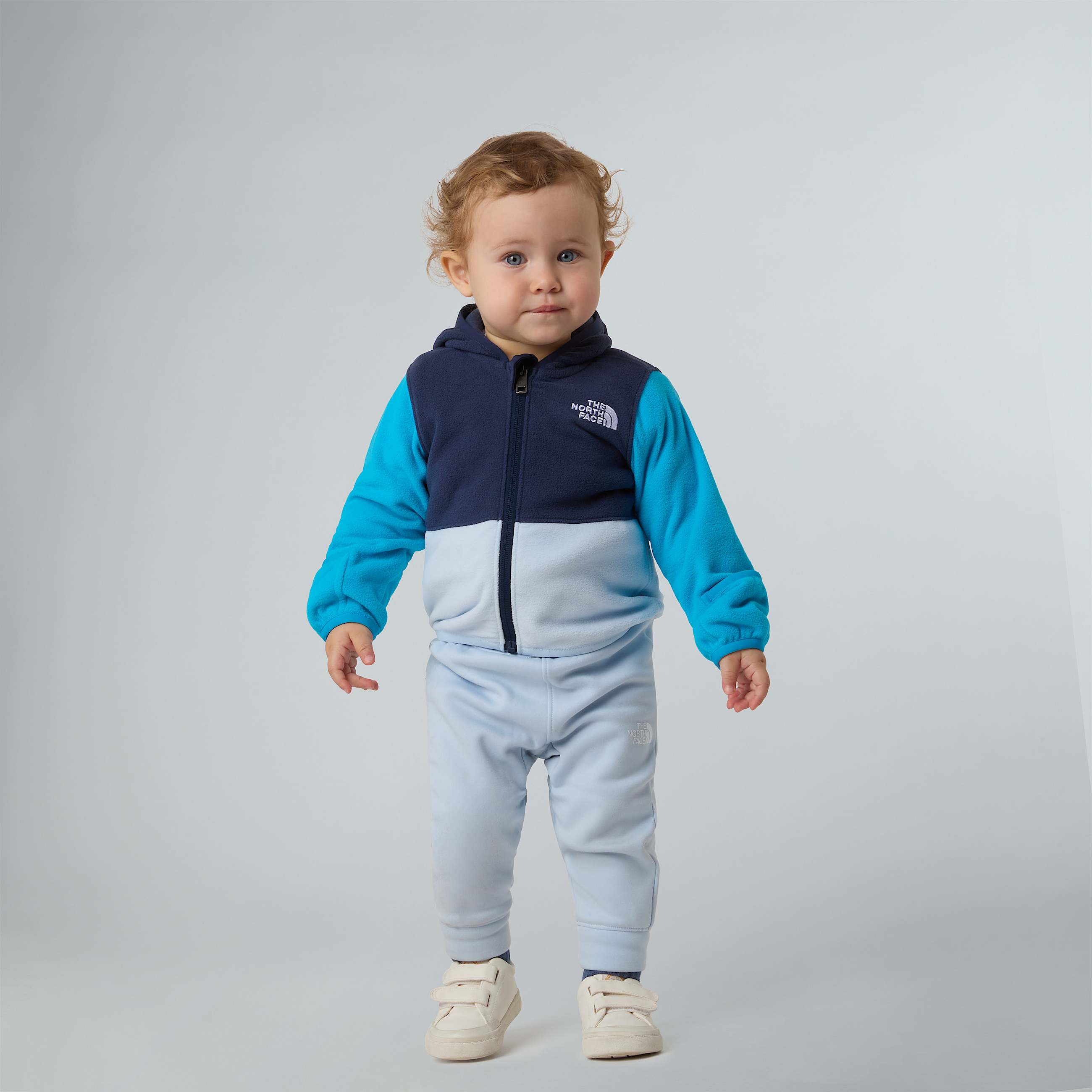 Glacier Kapuzenpulli mit durchgehendem RV fr Babys TNF ALT5