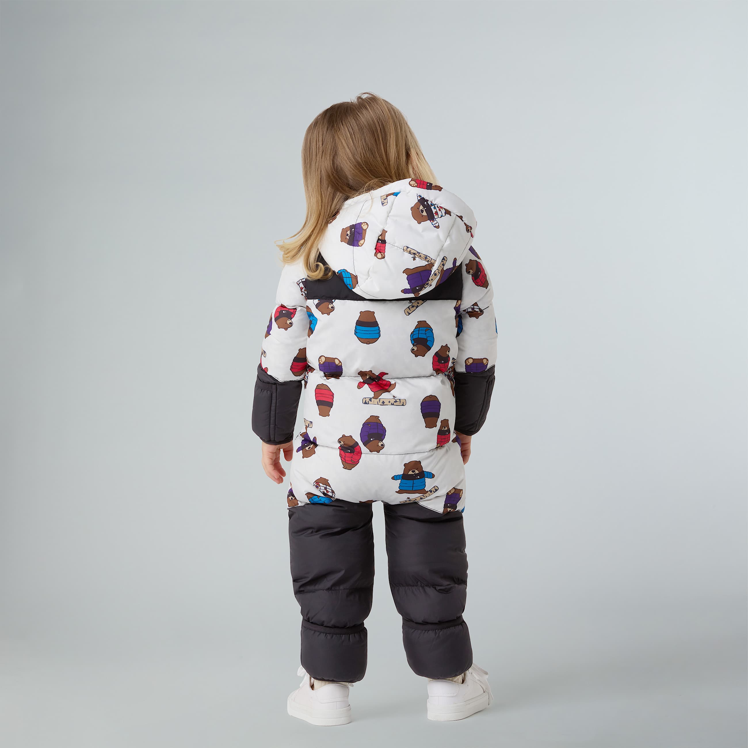 1996 Retro Nuptse Einteiler mit Aufdruck fr Babys TNF ALT11